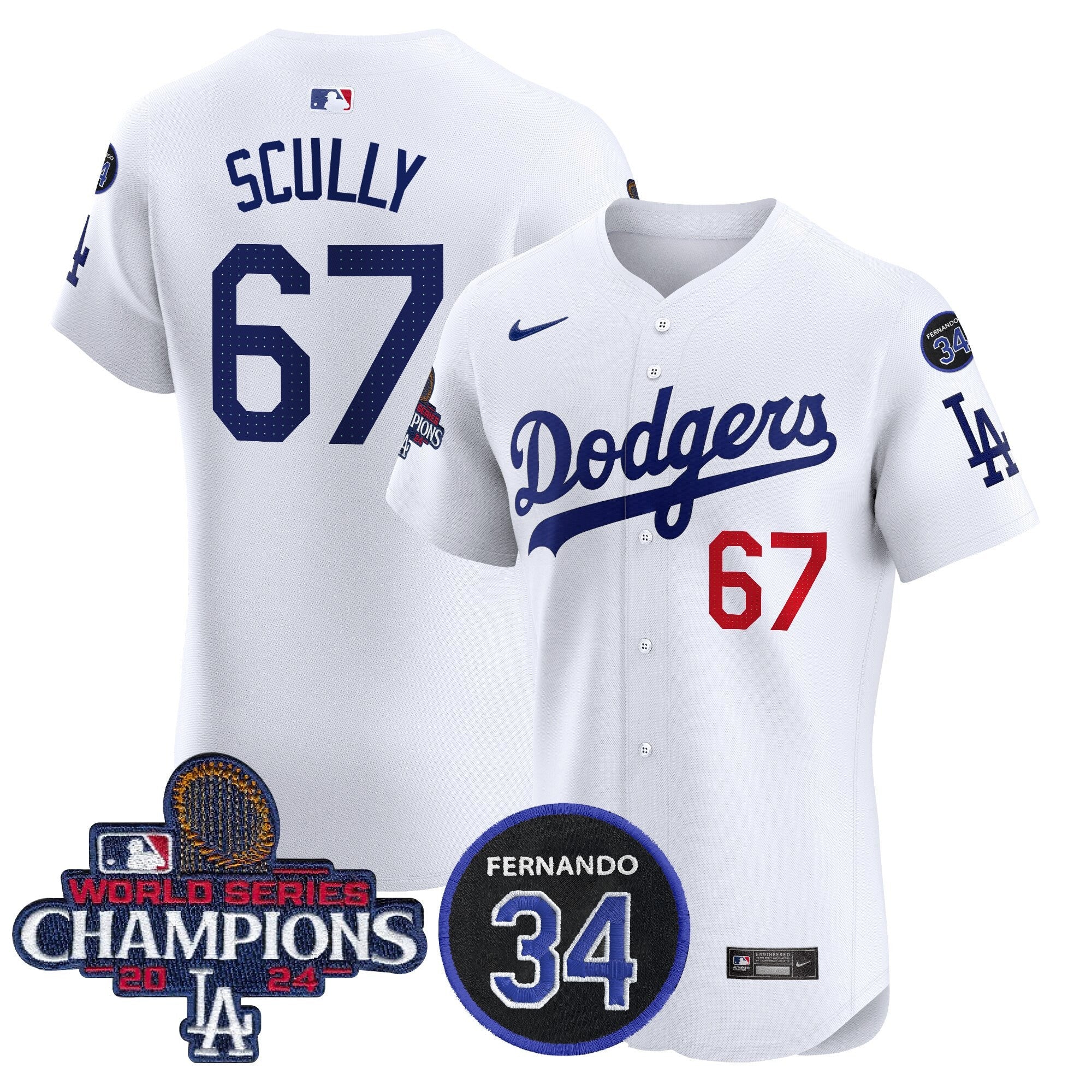 Men’s 2024 World Series Champions Patch Vapor Premier Elite Jersey V2