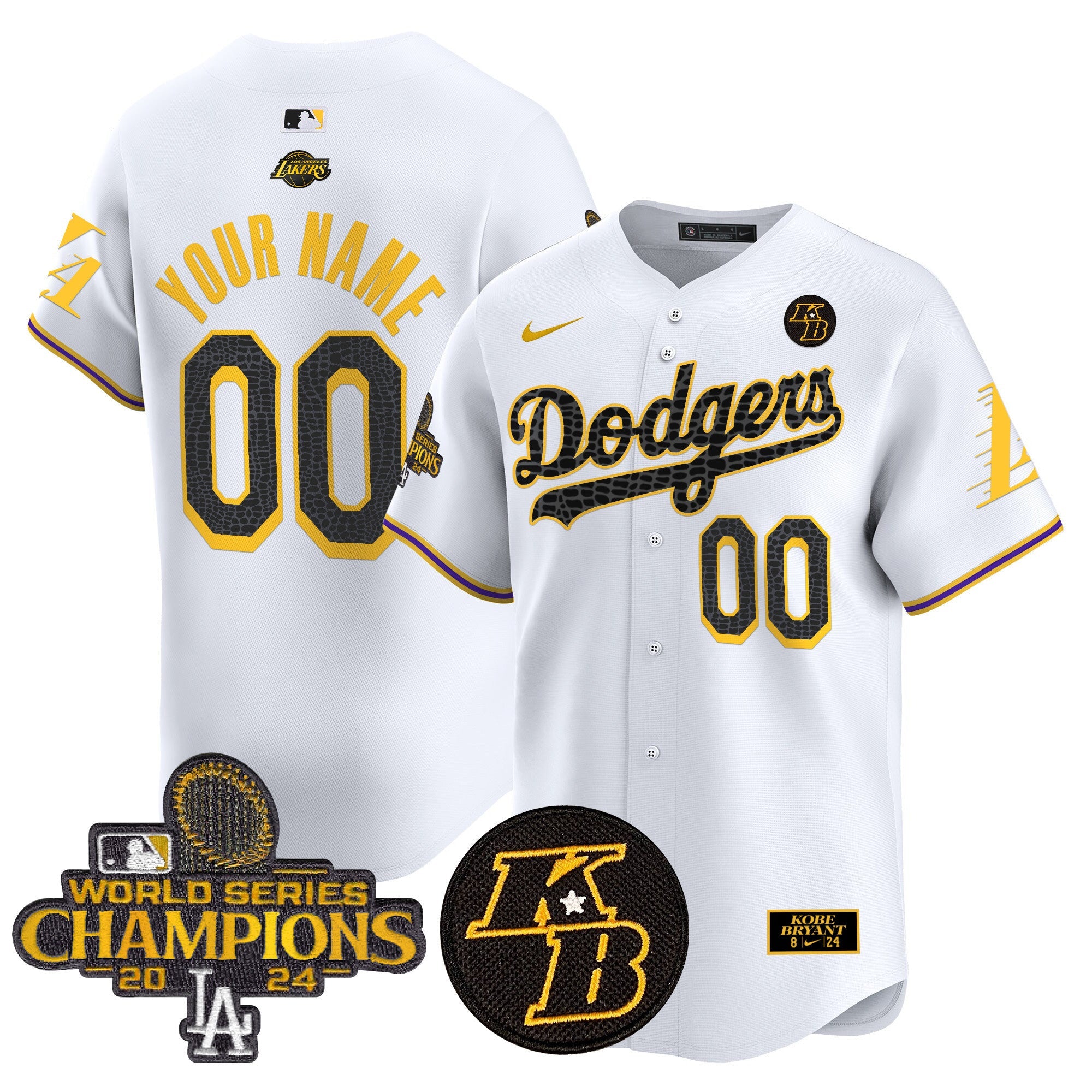 2024 World Series Champions Mamba Vapor Premier Limited Custom Jersey