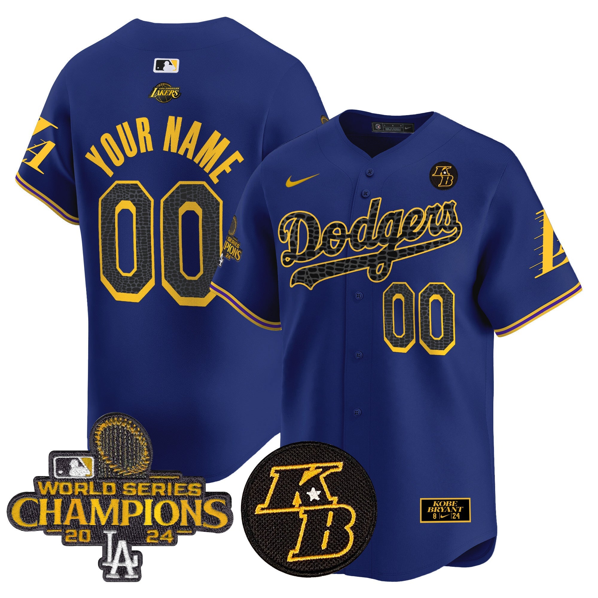 2024 World Series Champions Mamba Vapor Premier Limited Custom Jersey