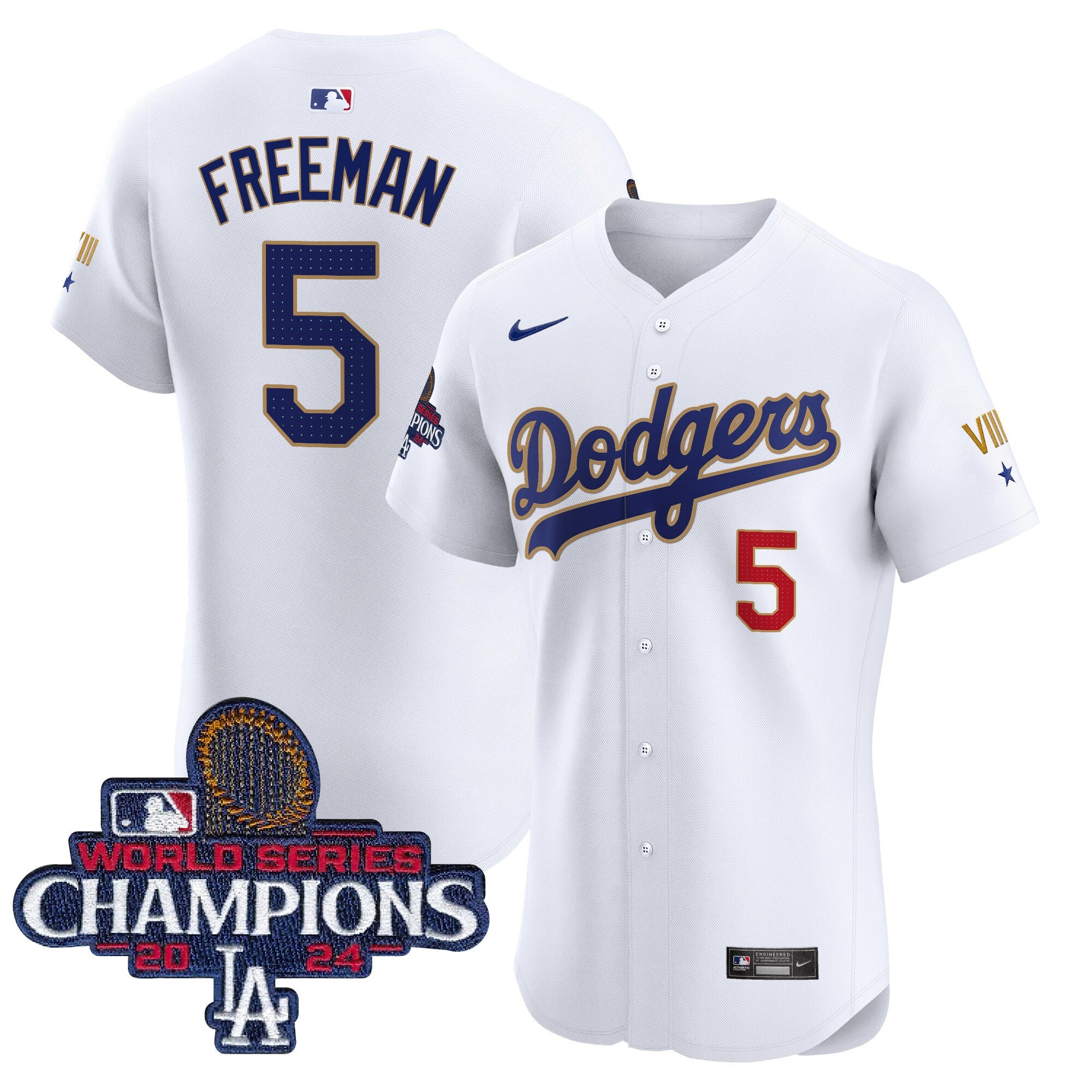 Men’s 2024 World Series Champions Gold Trim Vapor Premier Elite Jersey V3