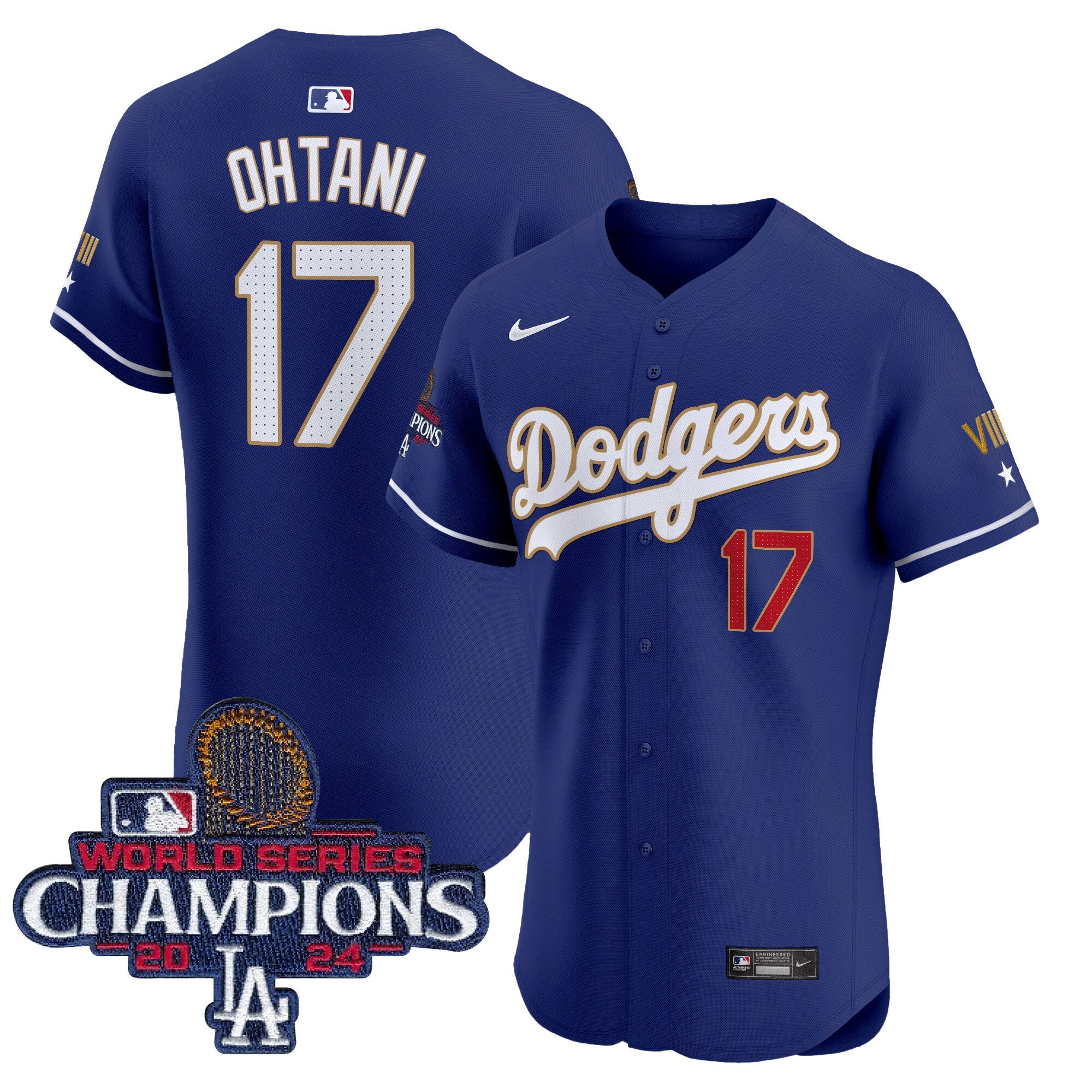 Men’s 2024 World Series Champions Gold Trim Vapor Premier Elite Jersey V3