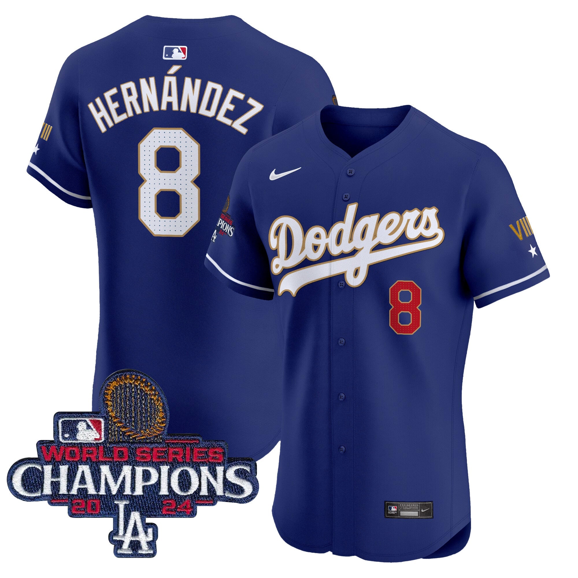 Men’s 2024 World Series Champions Gold Trim Vapor Premier Elite Jersey V3