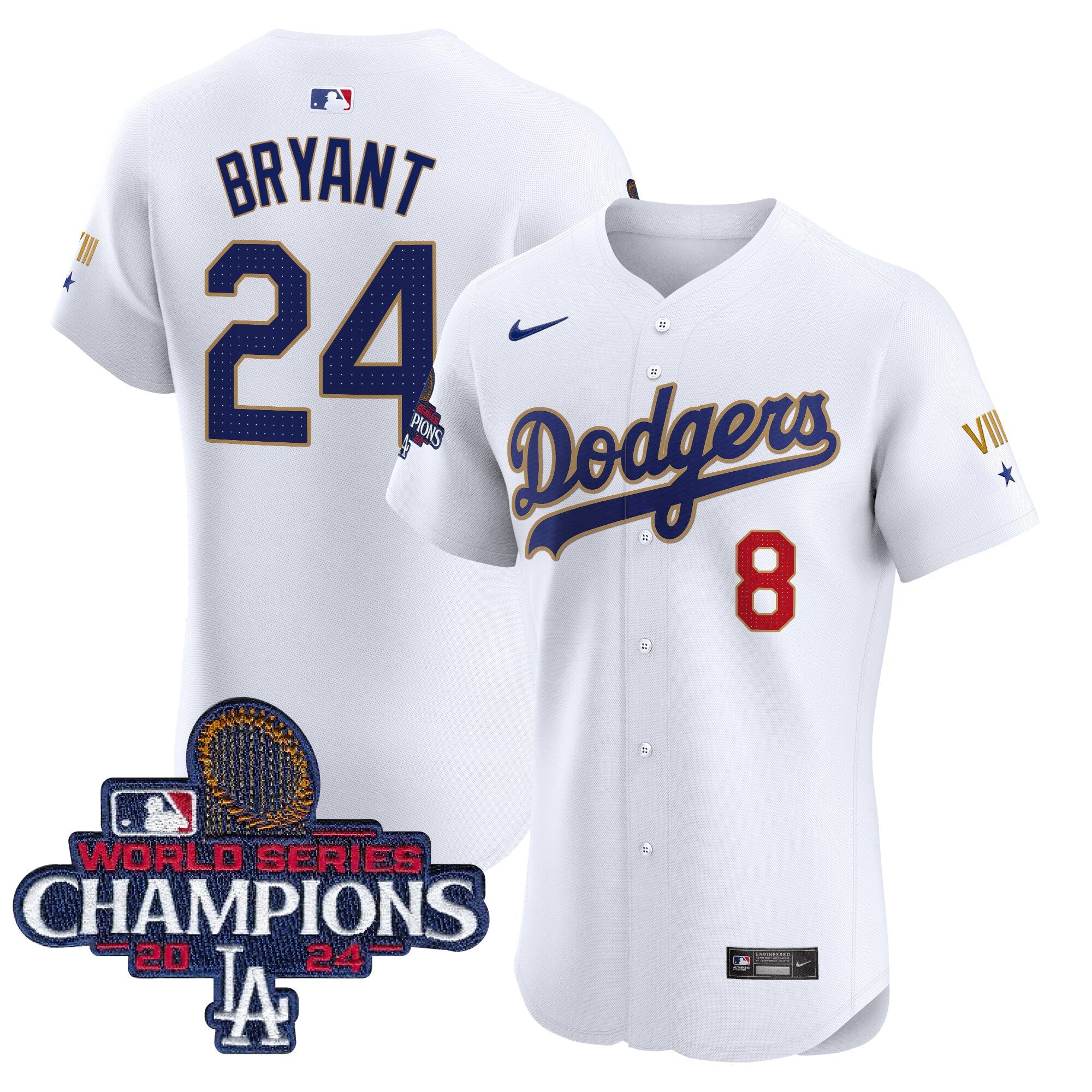 Men’s 2024 World Series Champions Gold Trim Vapor Premier Elite Jersey V3