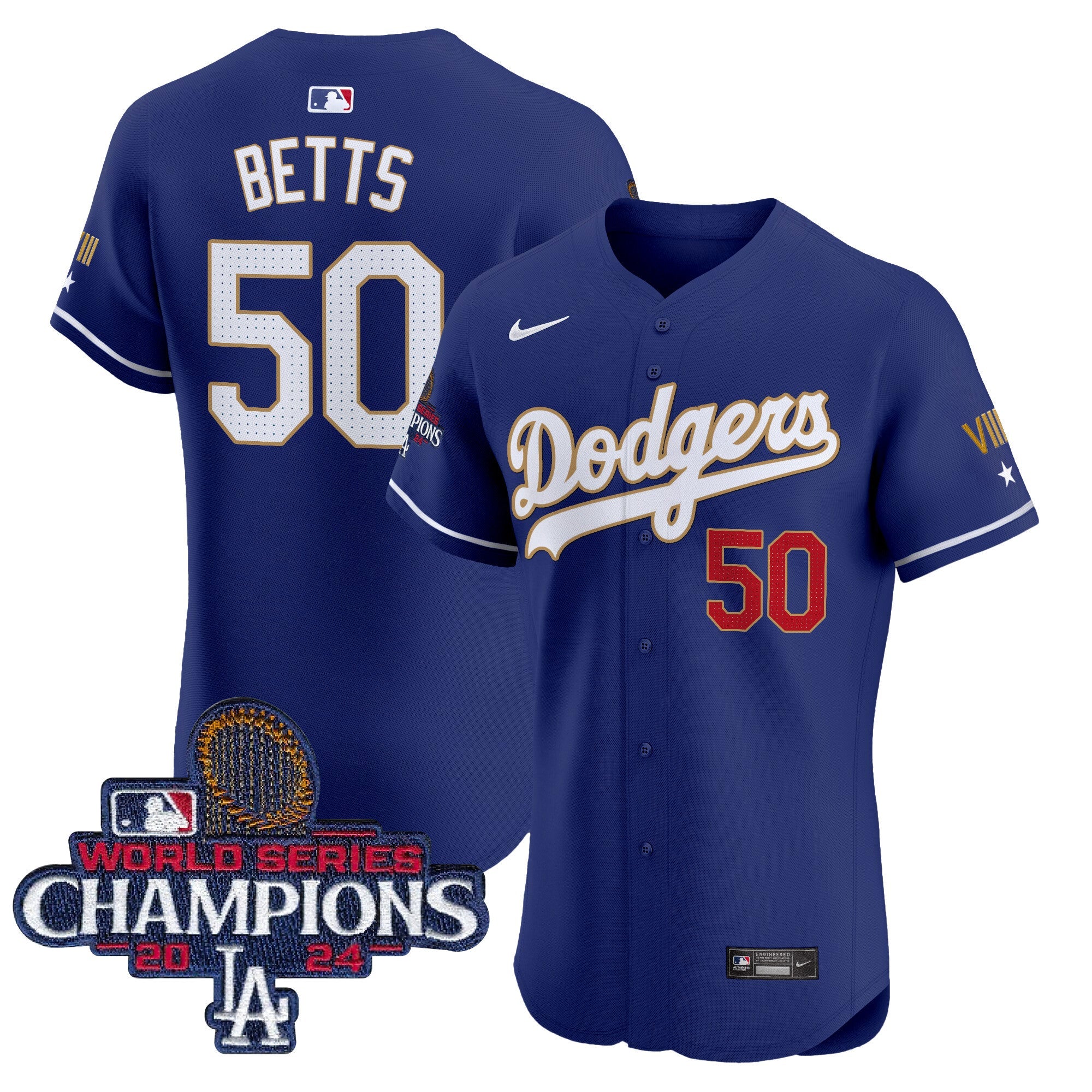 Men’s 2024 World Series Champions Gold Trim Vapor Premier Elite Jersey V3