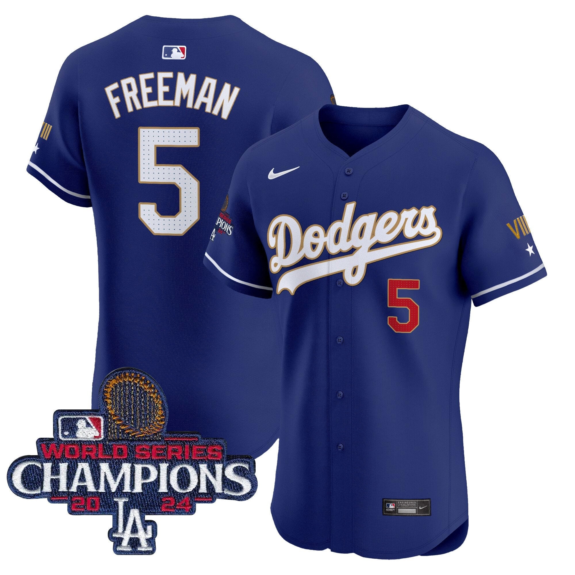 Men’s 2024 World Series Champions Gold Trim Vapor Premier Elite Jersey V3