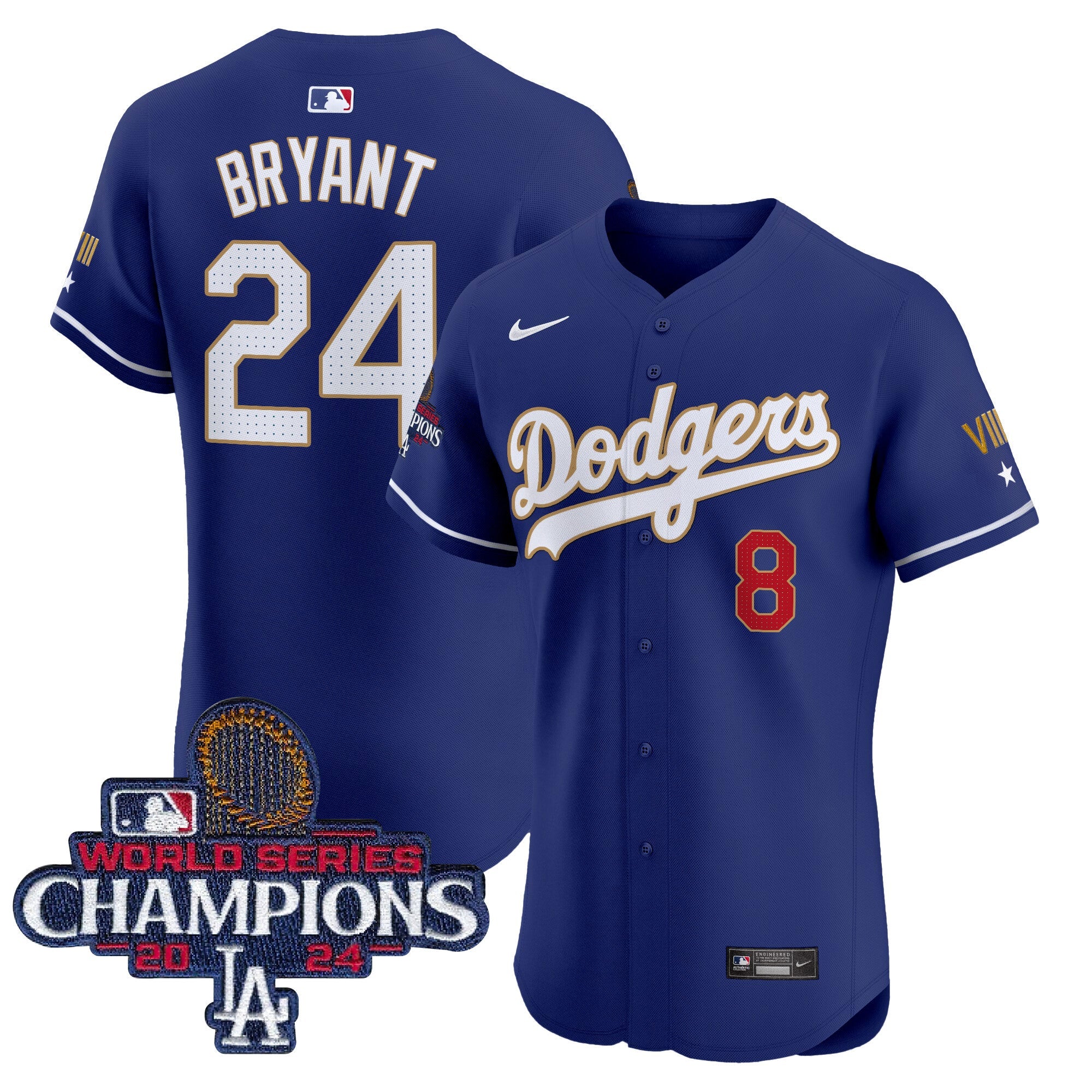 Men’s 2024 World Series Champions Gold Trim Vapor Premier Elite Jersey V3