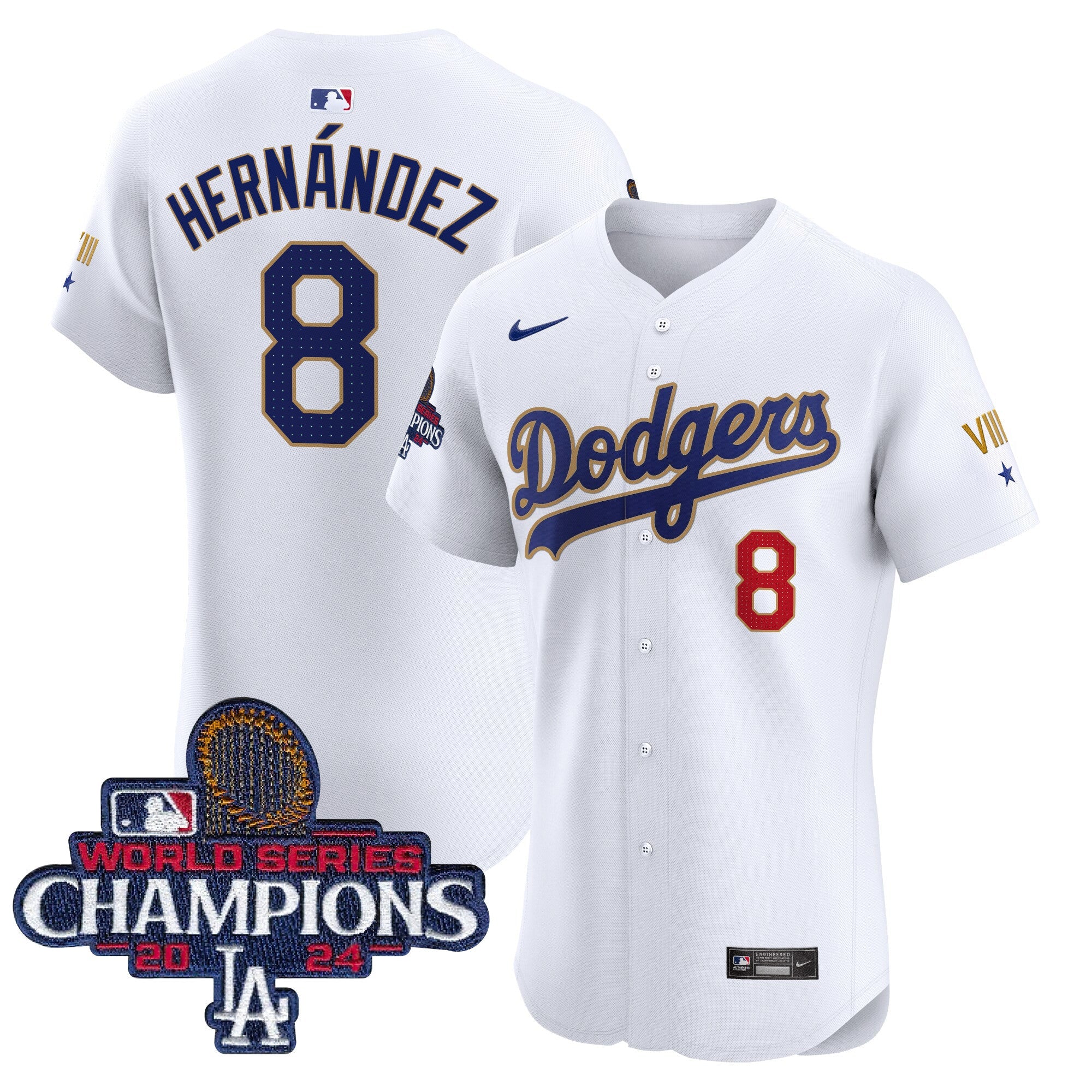 Men’s 2024 World Series Champions Gold Trim Vapor Premier Elite Jersey V3