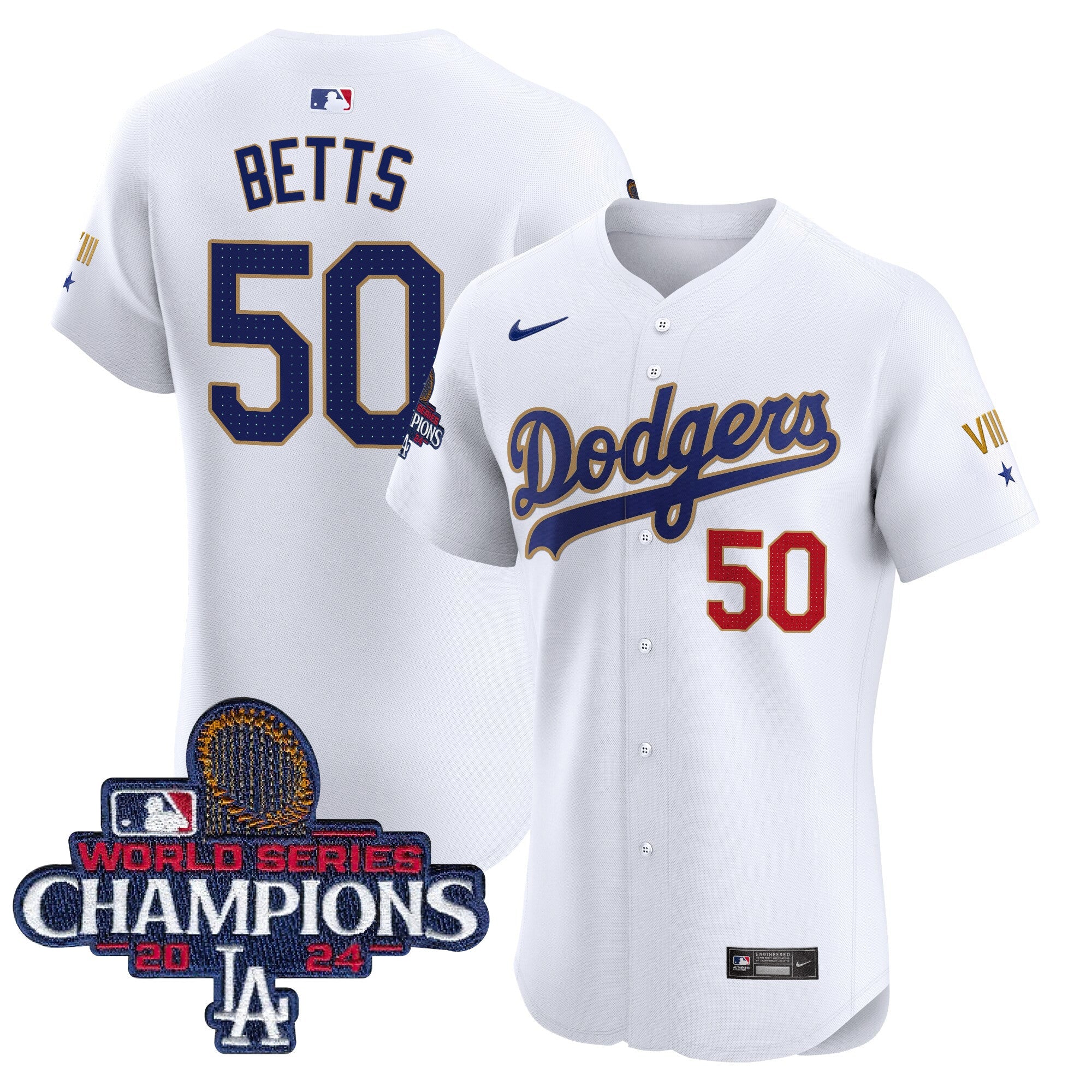 Men’s 2024 World Series Champions Gold Trim Vapor Premier Elite Jersey V3