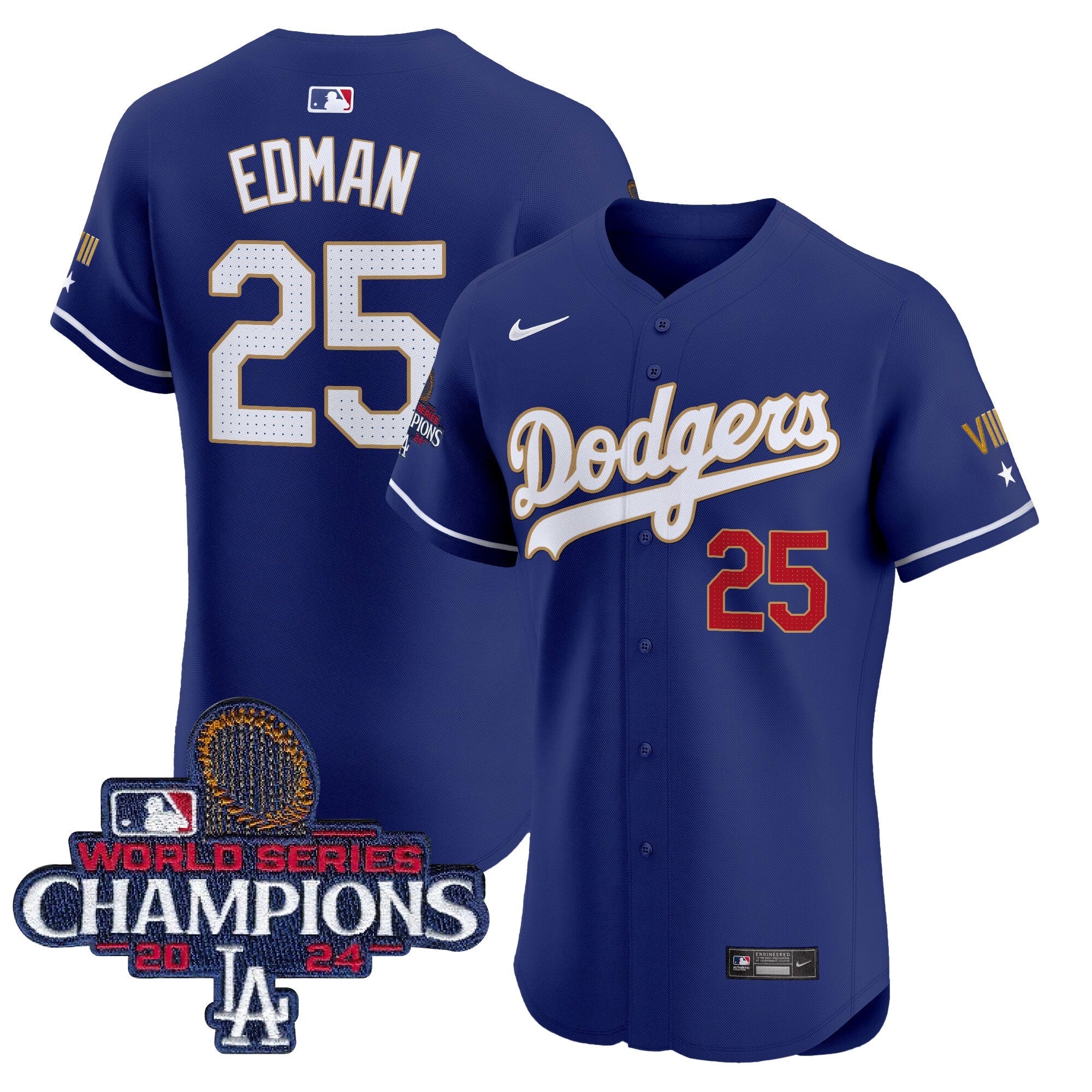 Men’s 2024 World Series Champions Gold Trim Vapor Premier Elite Jersey V3