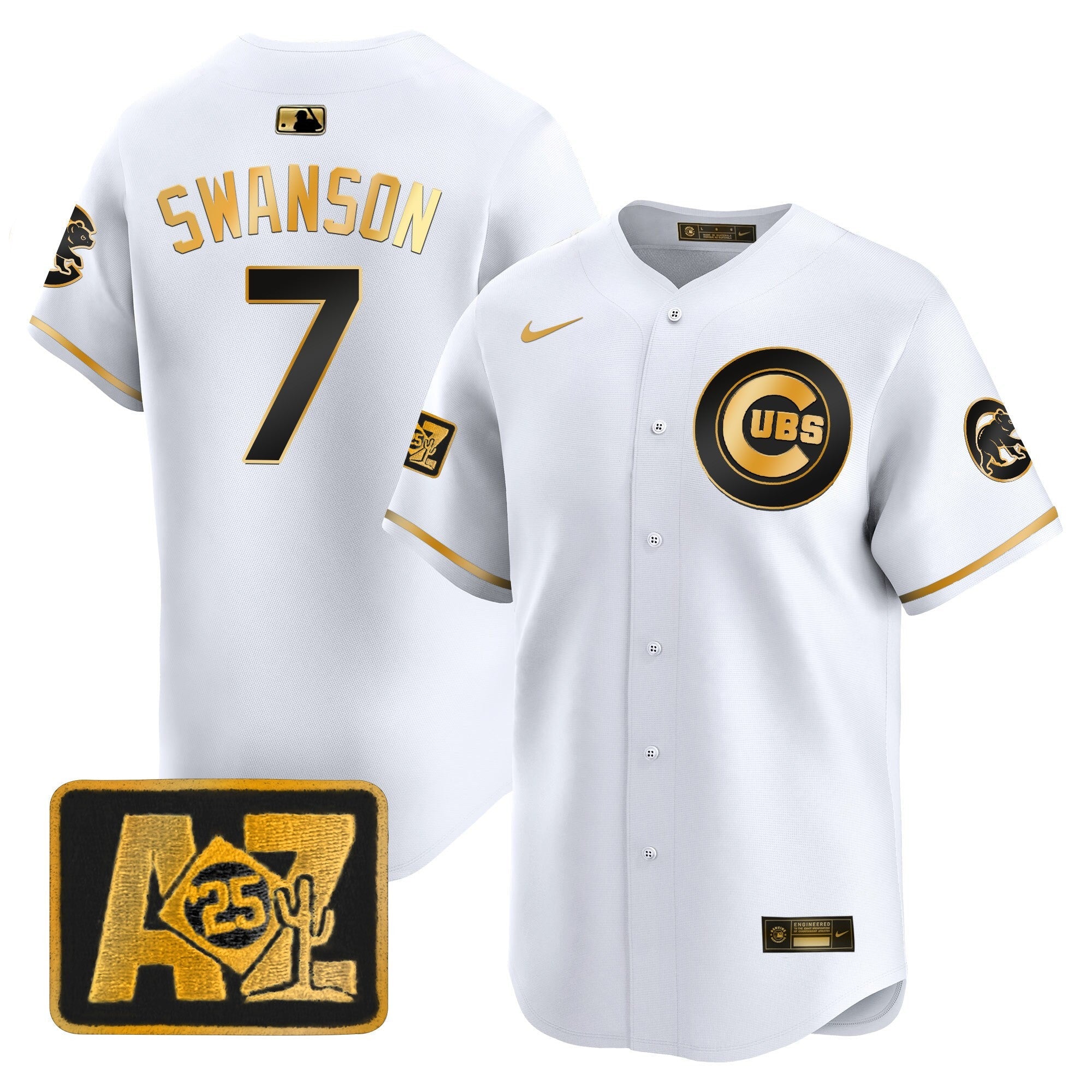Men’s Chicago 2025 Spring Training Patch Vapor Premier Limited Jersey