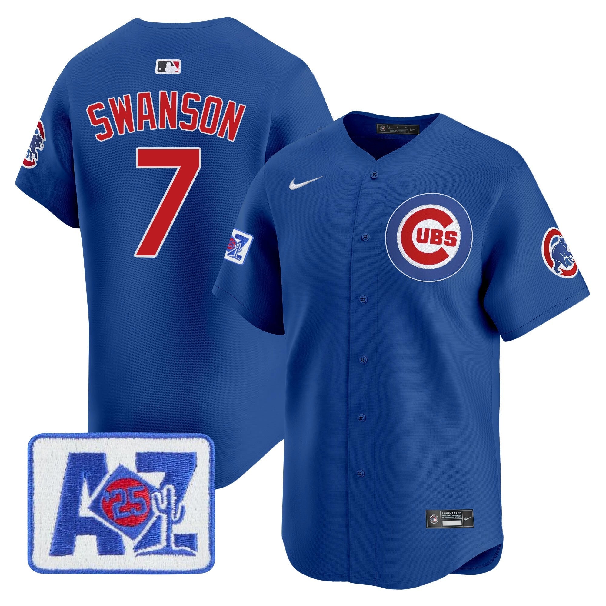 Men’s Chicago 2025 Spring Training Patch Vapor Premier Limited Jersey