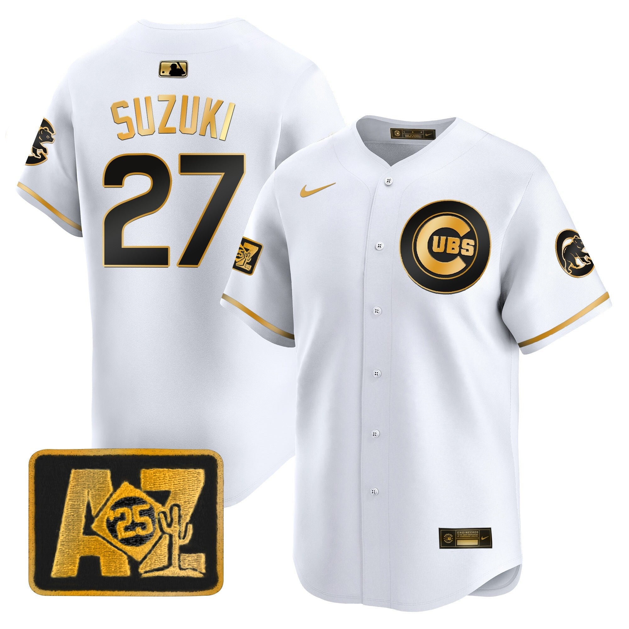 Men’s Chicago 2025 Spring Training Patch Vapor Premier Limited Jersey