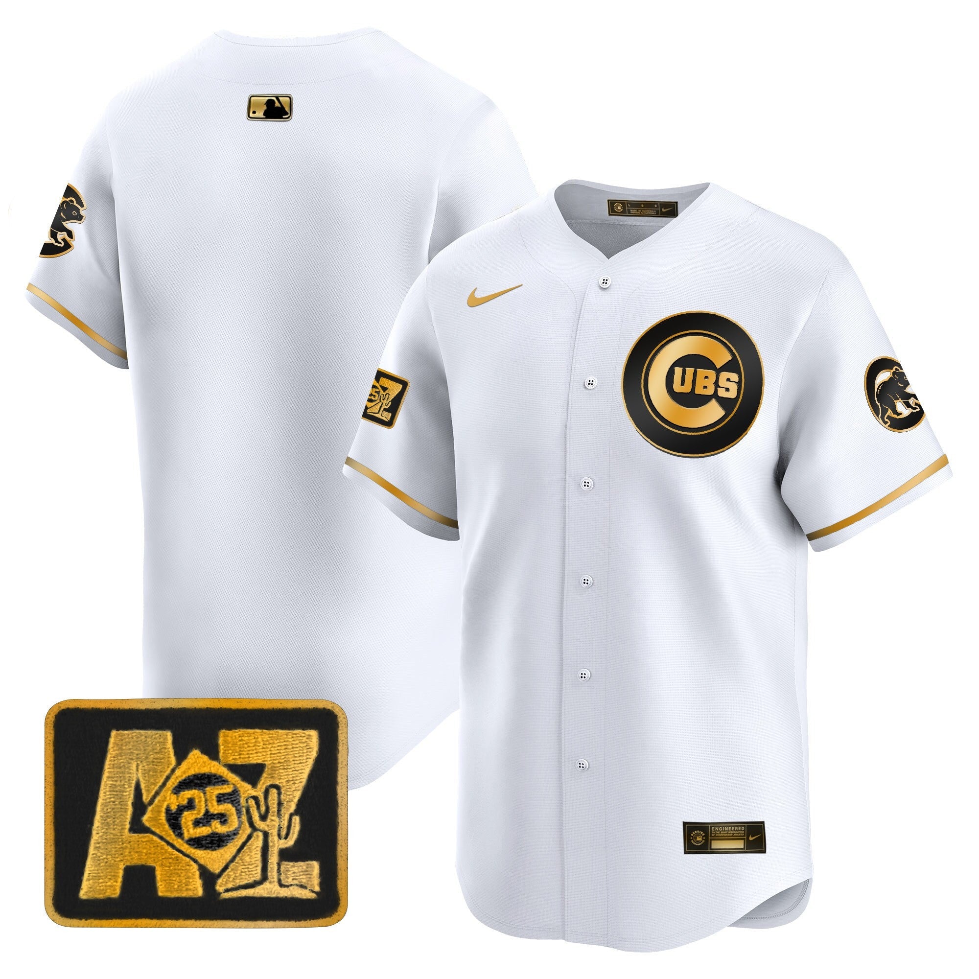Men’s Chicago 2025 Spring Training Patch Vapor Premier Limited Jersey