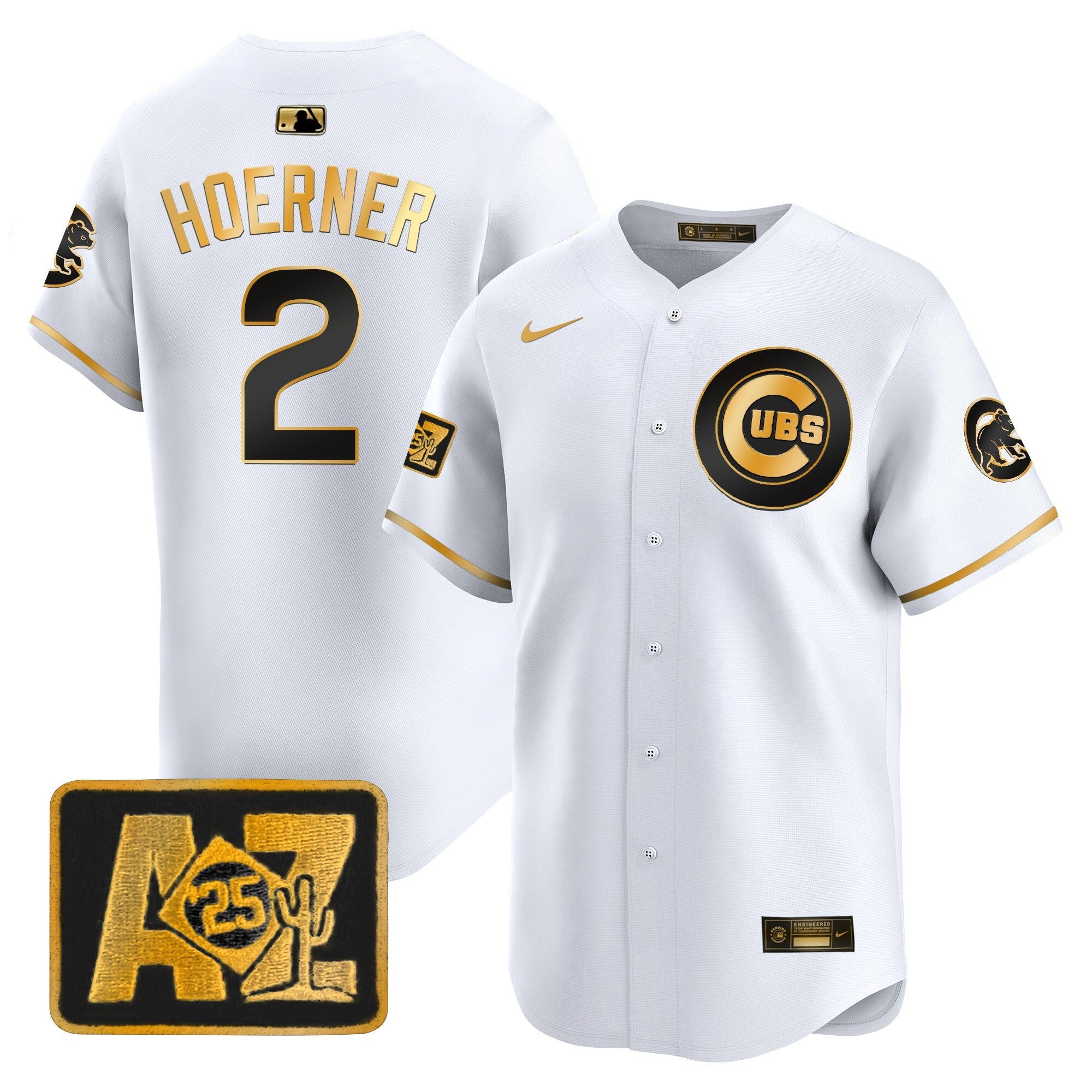 Men’s Chicago 2025 Spring Training Patch Vapor Premier Limited Jersey