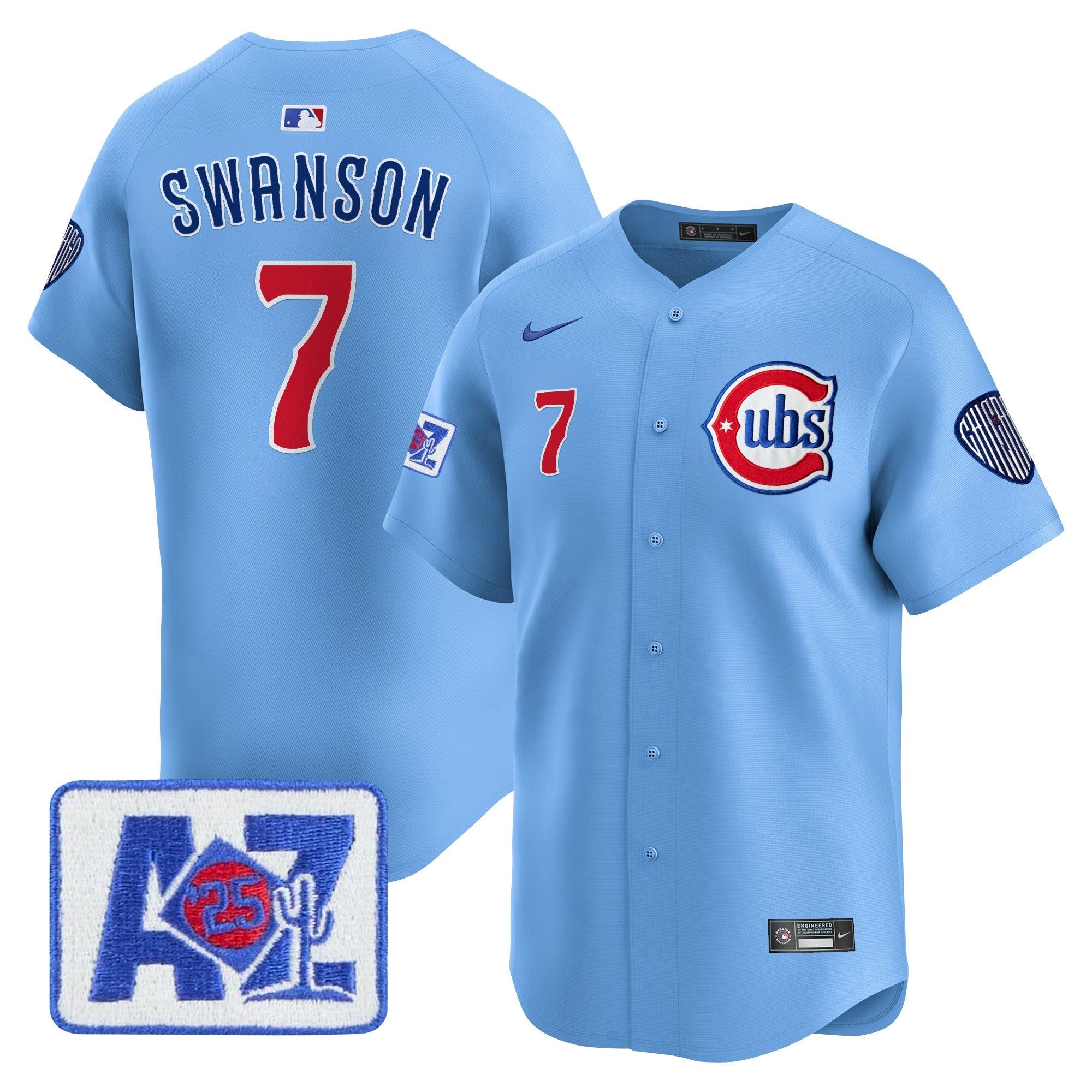 Men’s Chicago 2025 Spring Training Patch Vapor Premier Limited Jersey