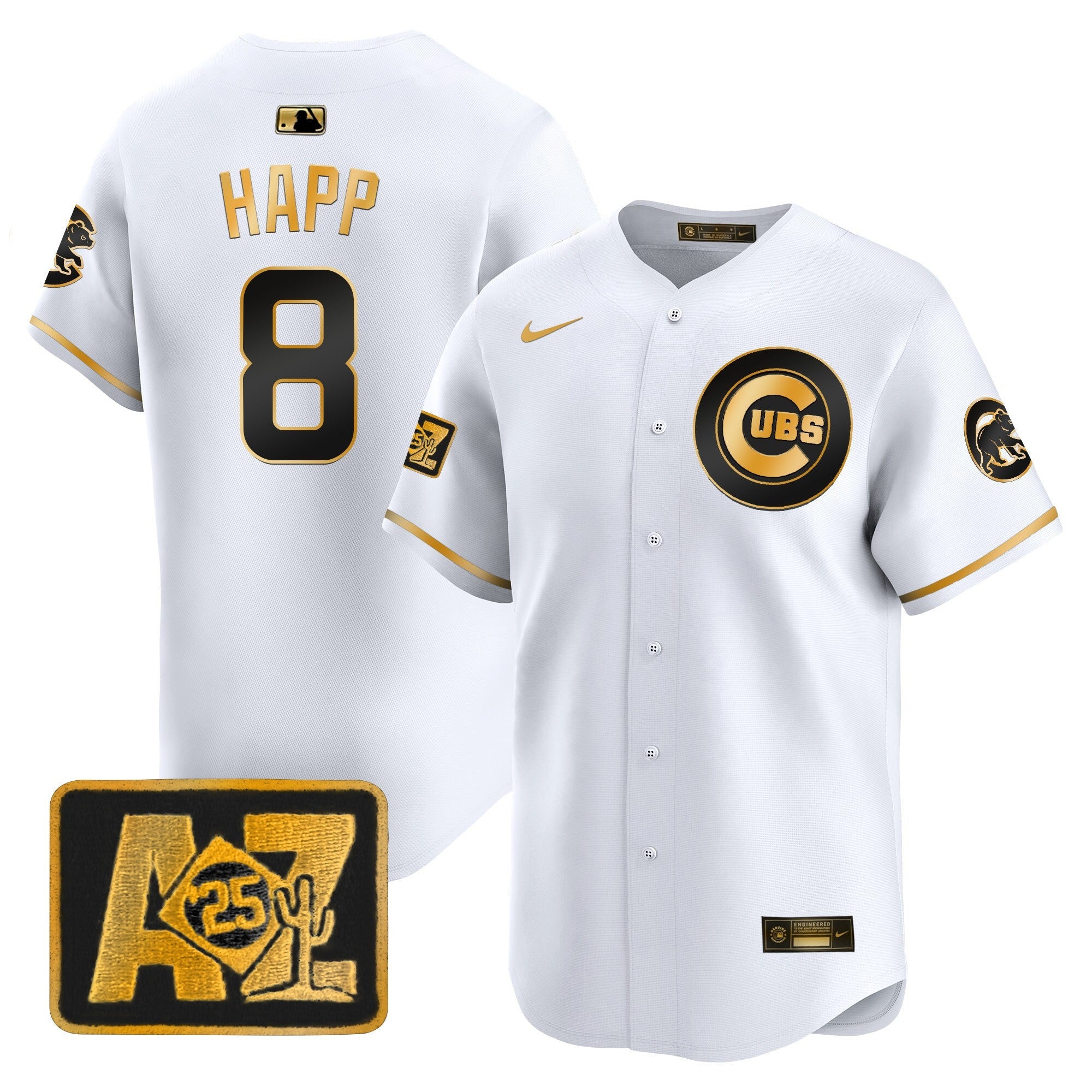 Men’s Chicago 2025 Spring Training Patch Vapor Premier Limited Jersey