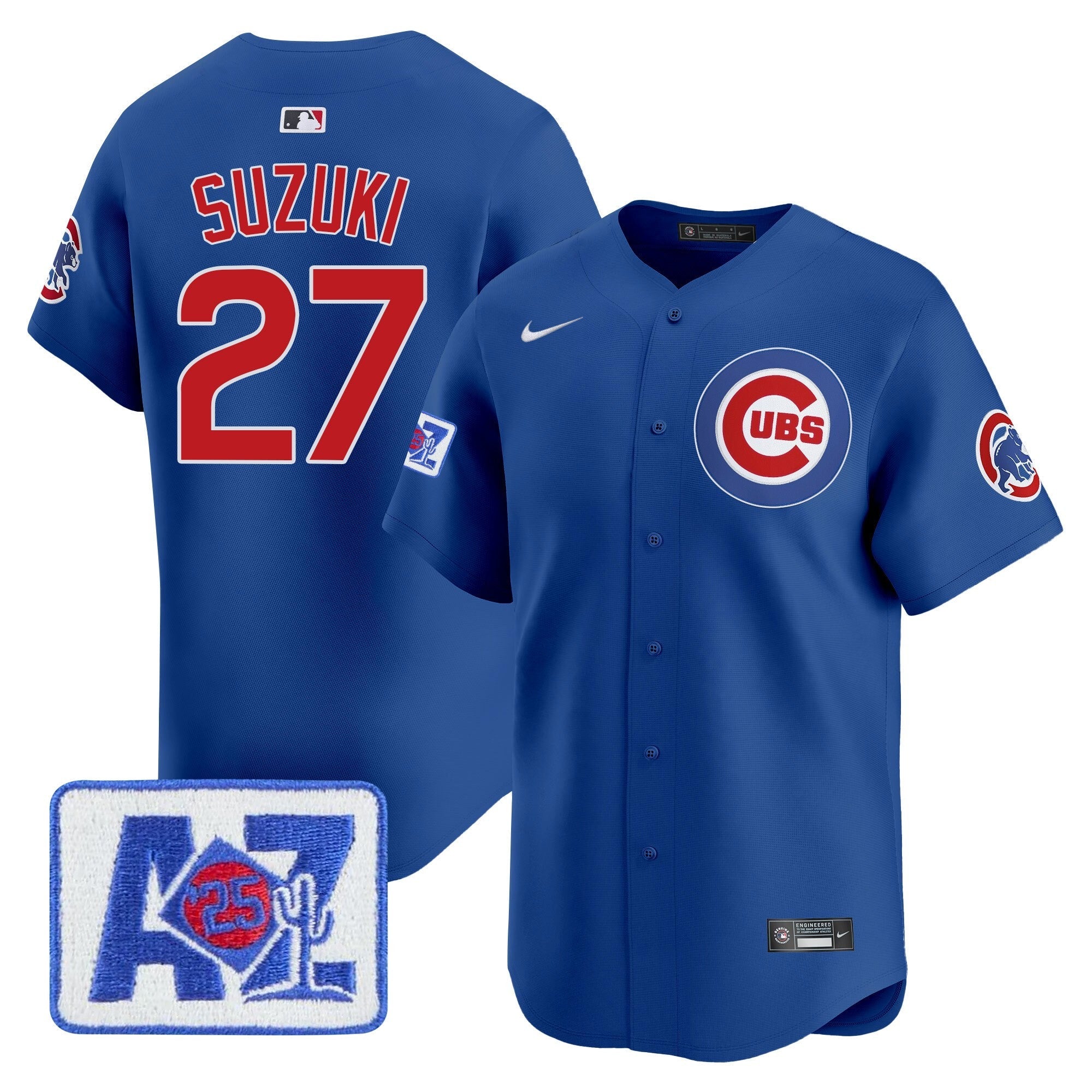 Men’s Chicago 2025 Spring Training Patch Vapor Premier Limited Jersey