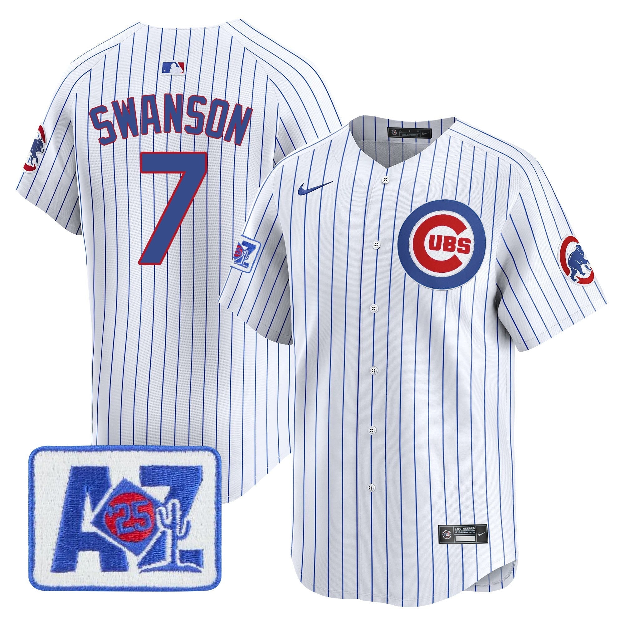 Men’s Chicago 2025 Spring Training Patch Vapor Premier Limited Jersey