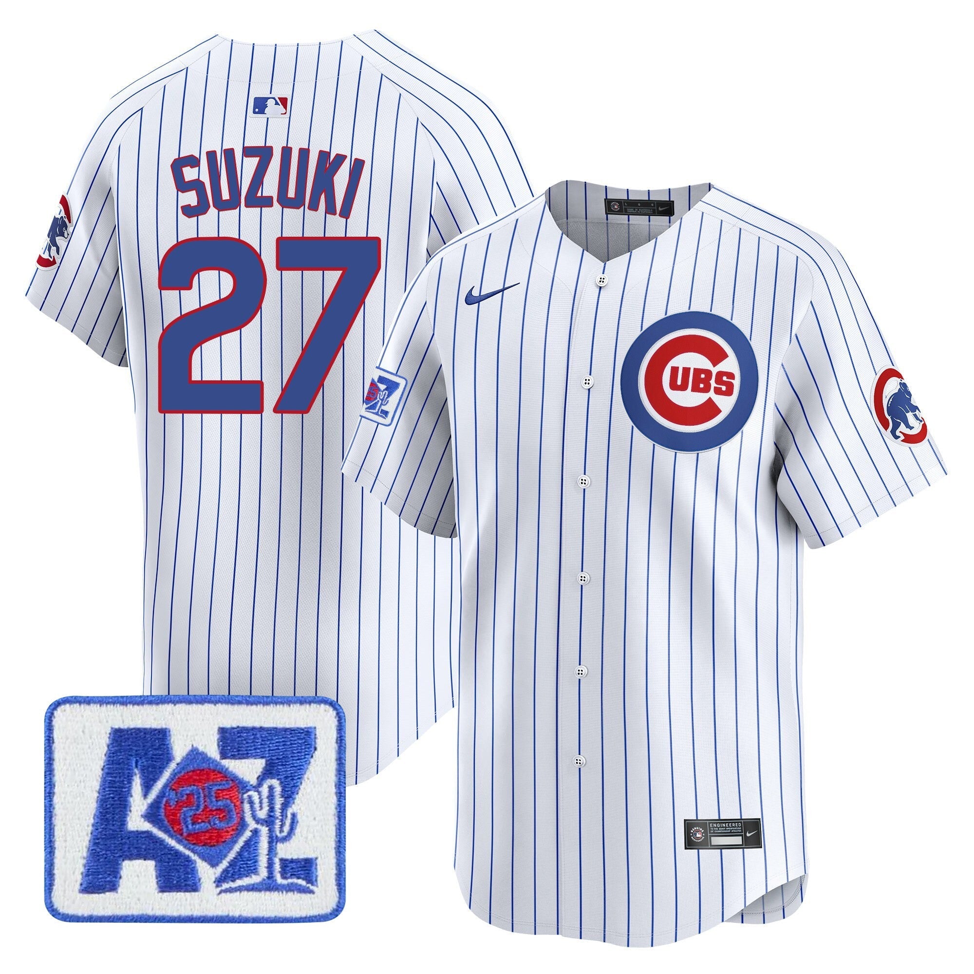 Men’s Chicago 2025 Spring Training Patch Vapor Premier Limited Jersey