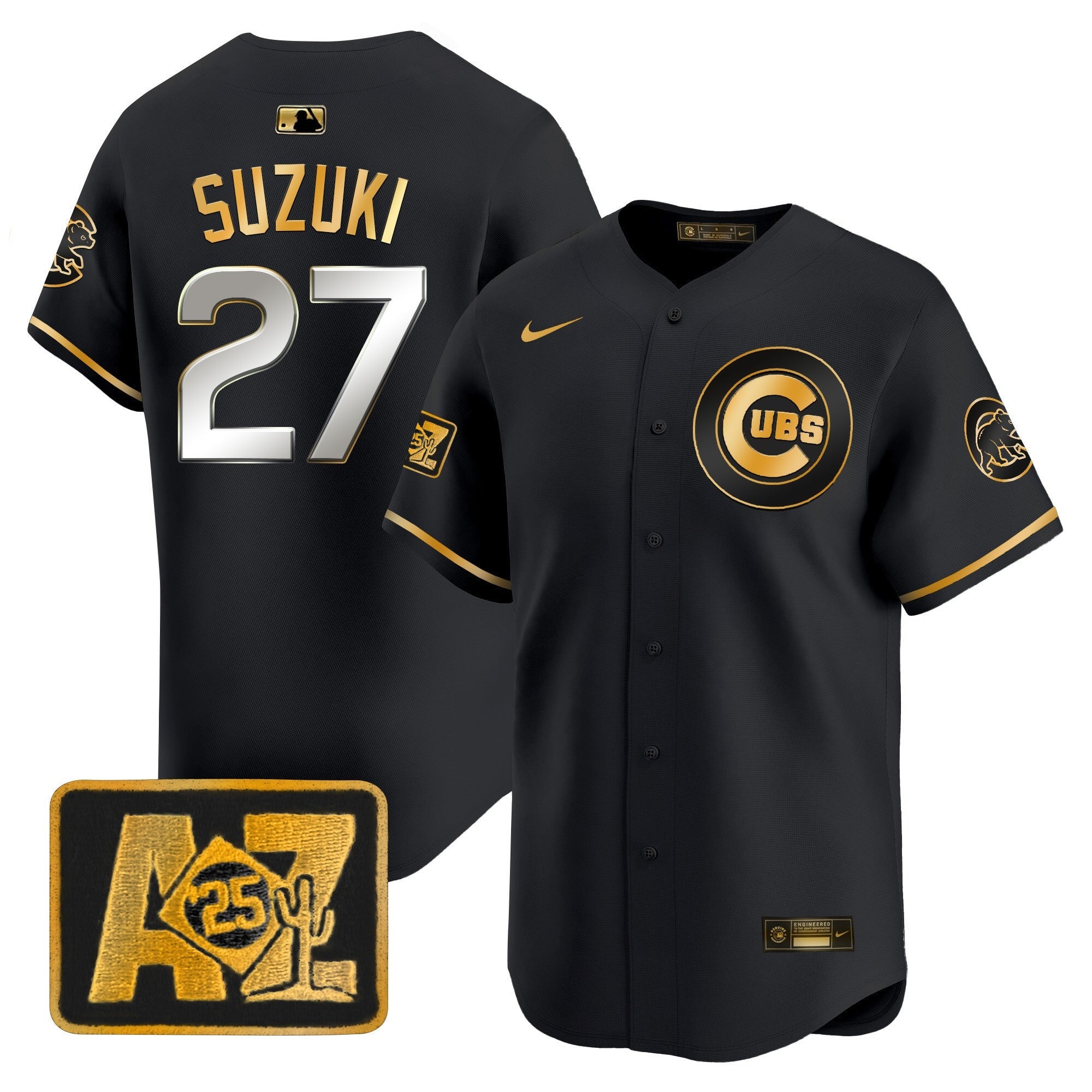Men’s Chicago 2025 Spring Training Patch Vapor Premier Limited Jersey