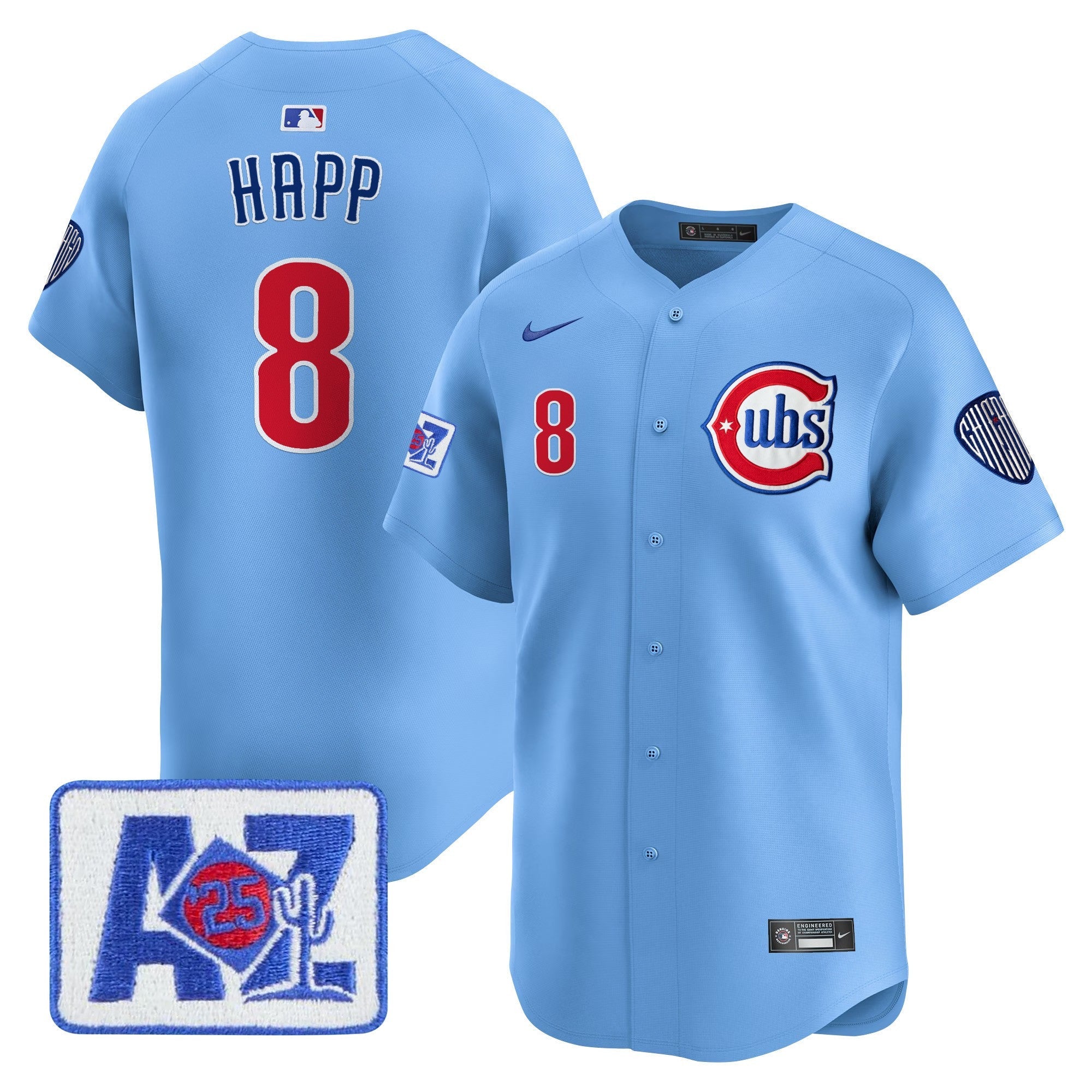 Men’s Chicago 2025 Spring Training Patch Vapor Premier Limited Jersey