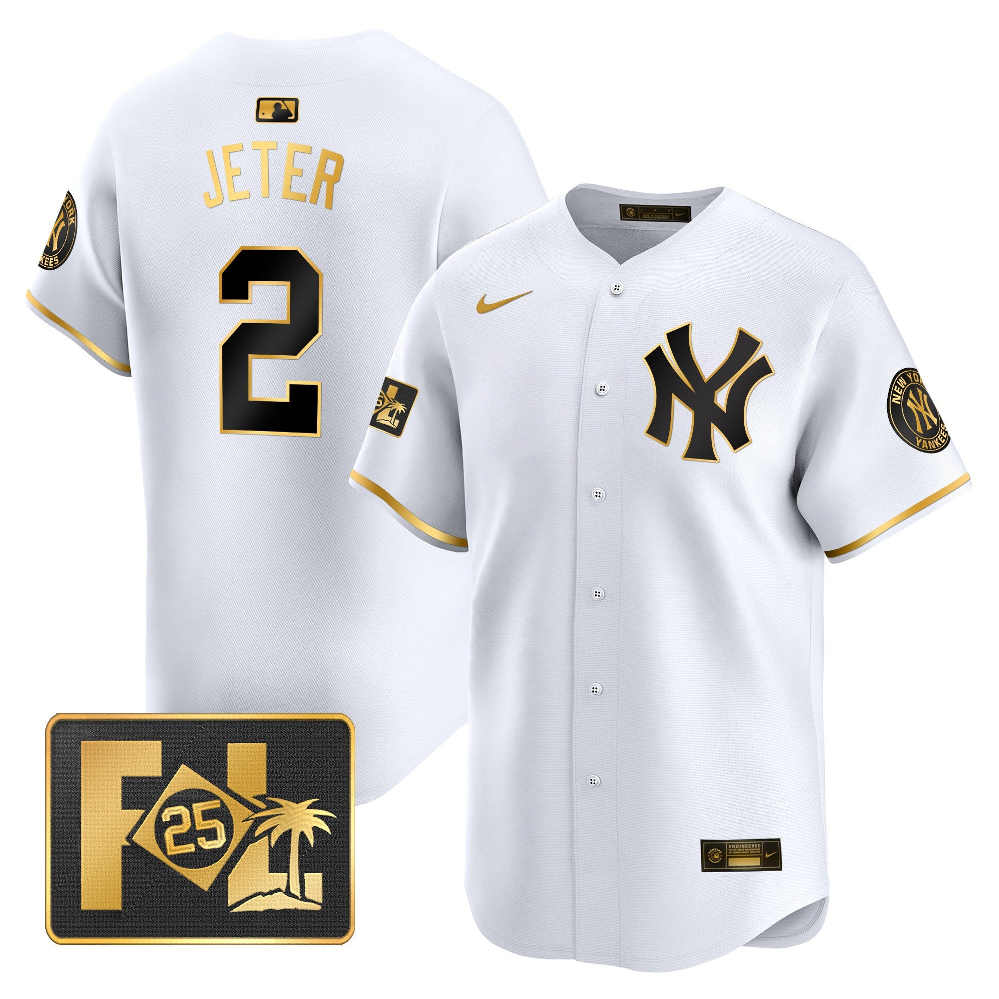 Men’s New York 2025 Spring Training Patch Vapor Premier Limited Jersey
