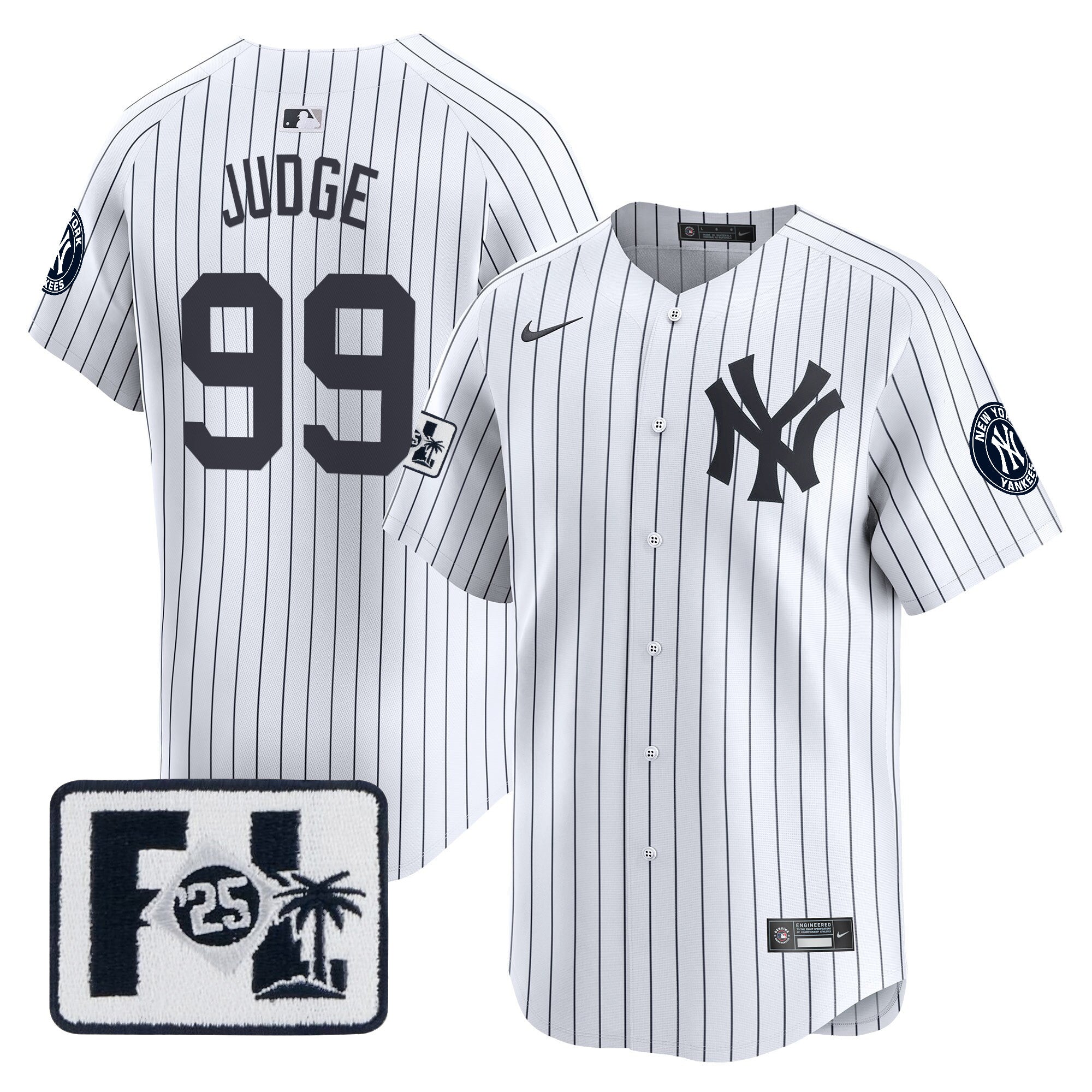 Men’s New York 2025 Spring Training Patch Vapor Premier Limited Jersey