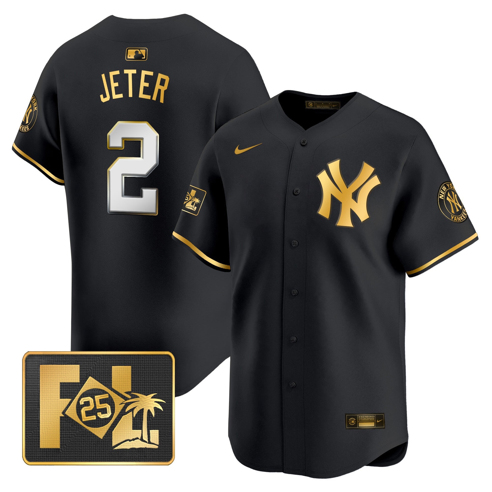 Men’s New York 2025 Spring Training Patch Vapor Premier Limited Jersey