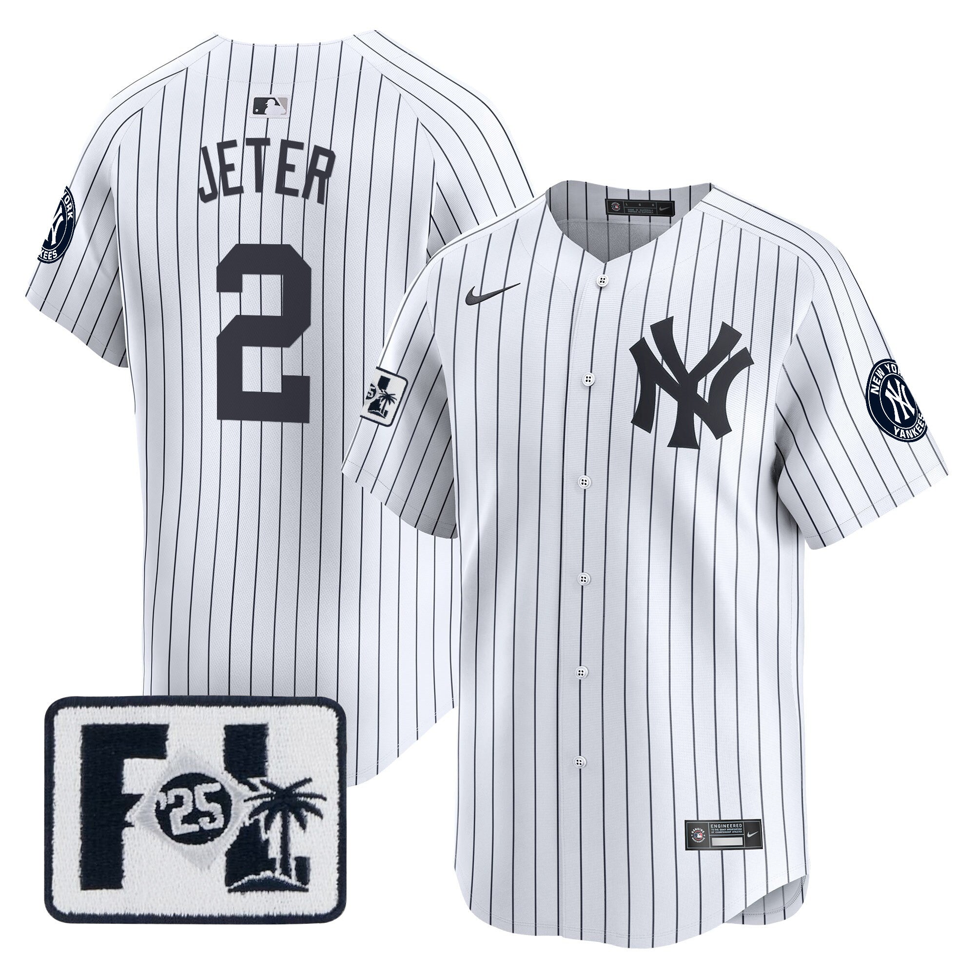 Men’s New York 2025 Spring Training Patch Vapor Premier Limited Jersey