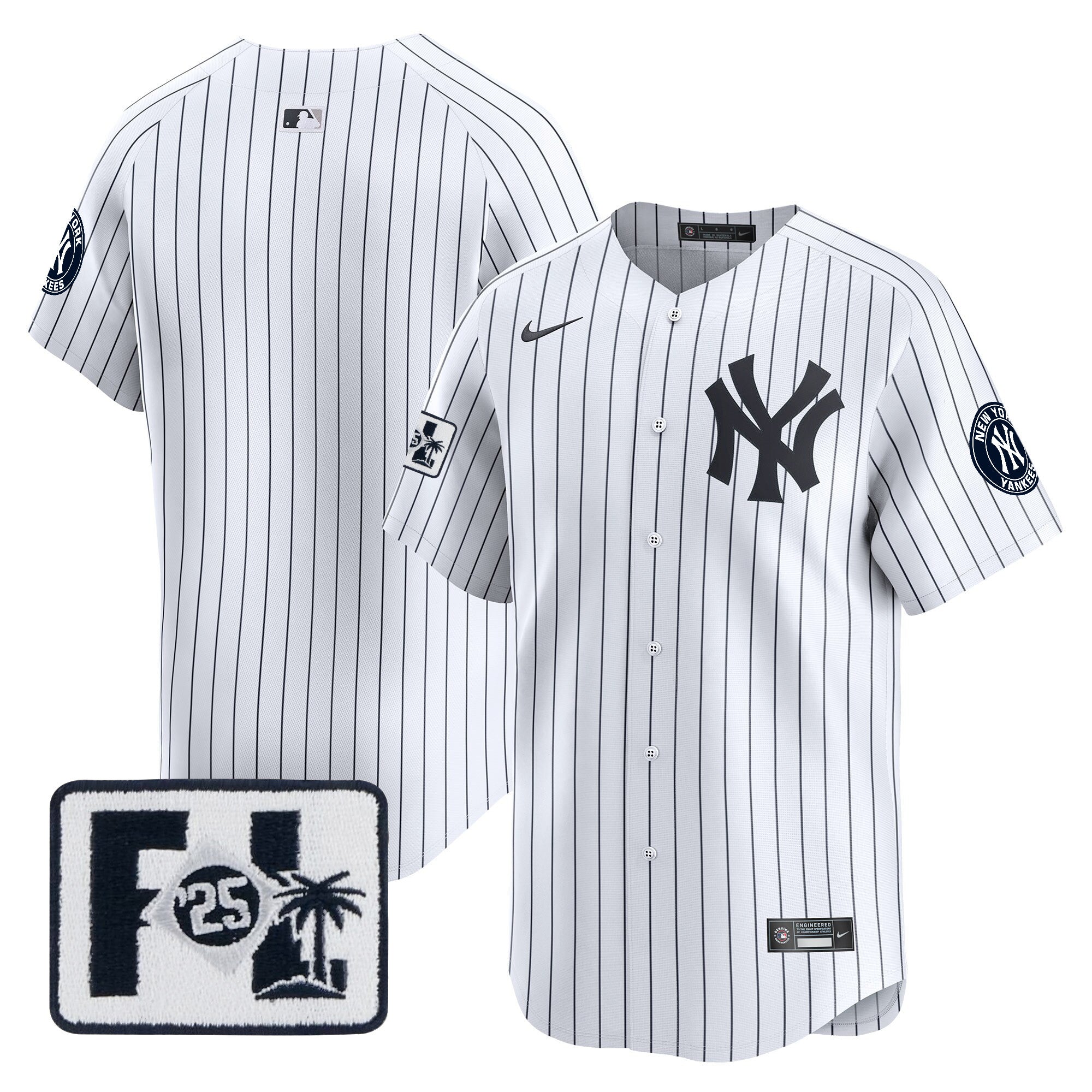 Men’s New York 2025 Spring Training Patch Vapor Premier Limited Jersey