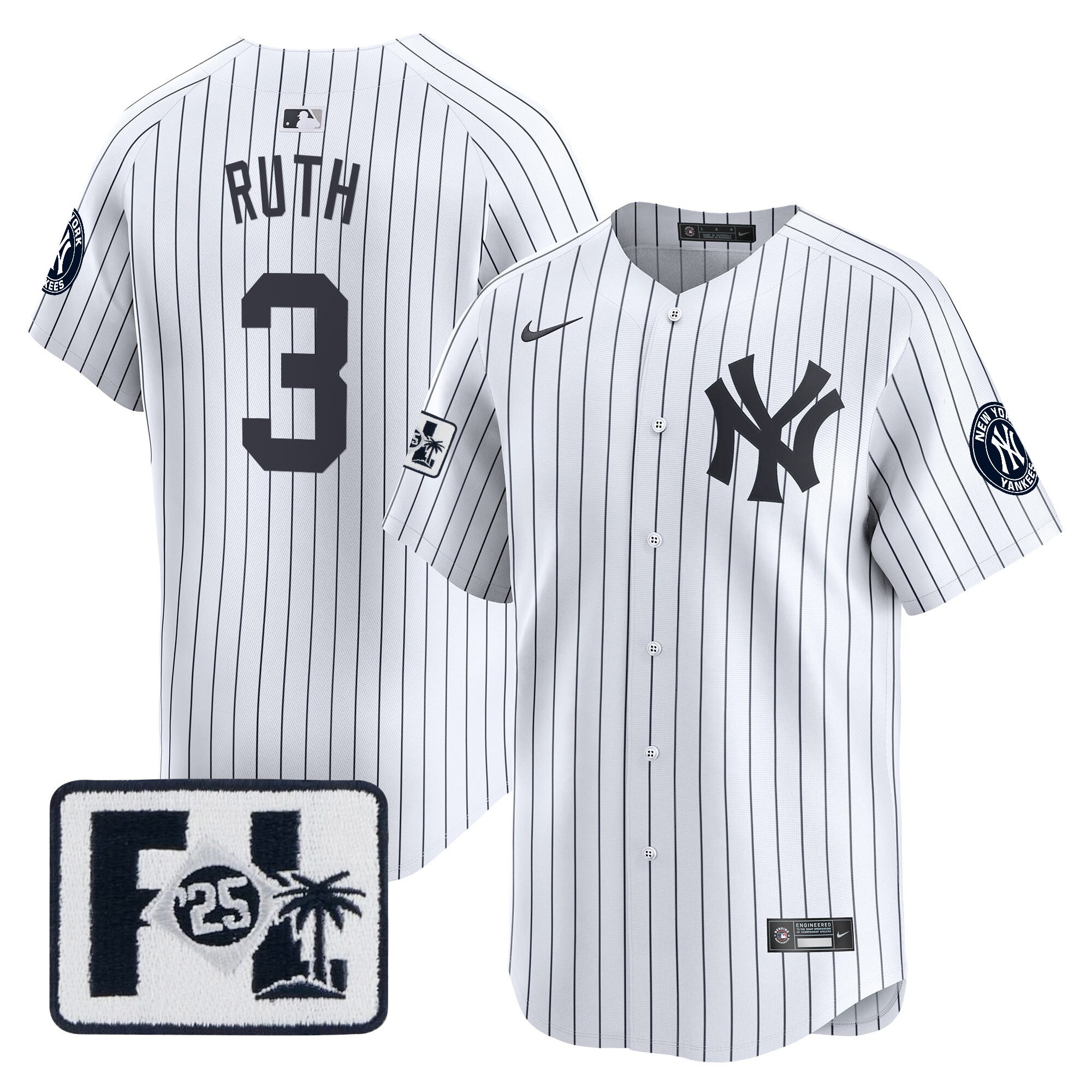 Men’s New York 2025 Spring Training Patch Vapor Premier Limited Jersey