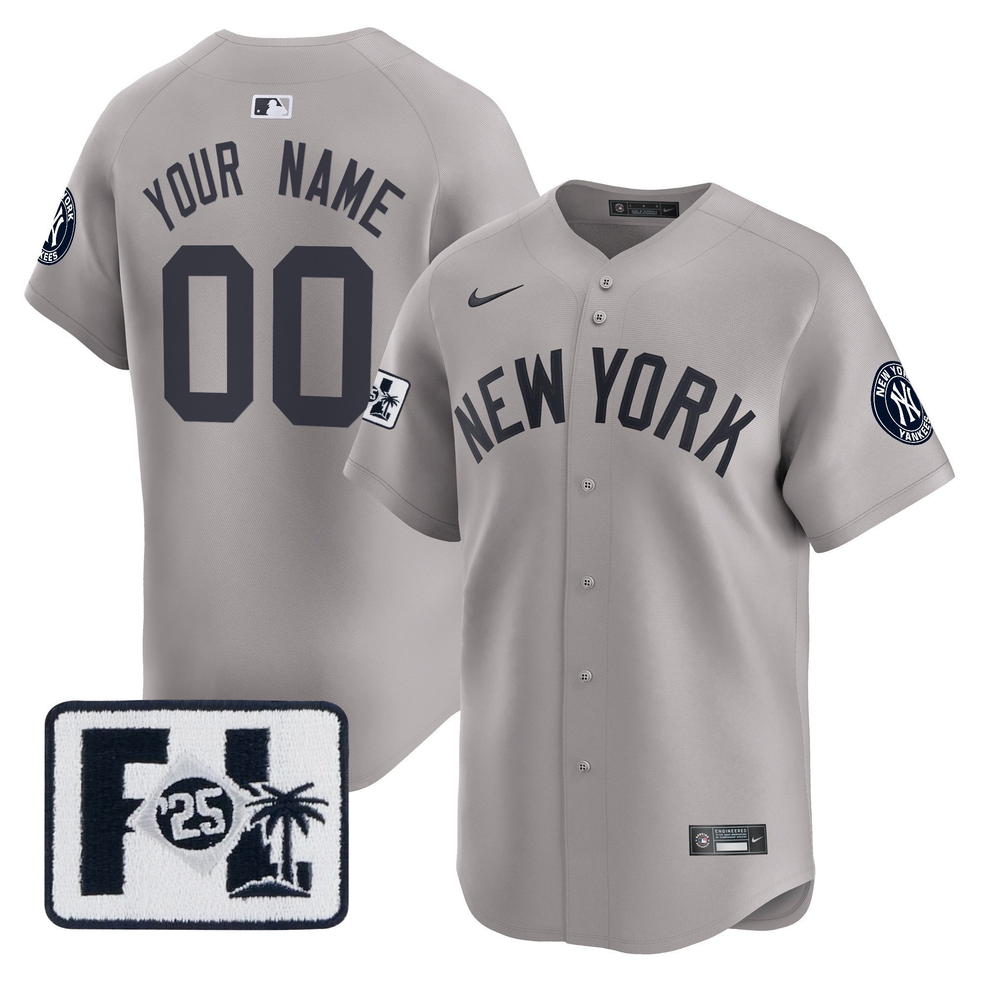 New York 2025 Spring Training Patch Vapor Premier Limited Custom Jersey