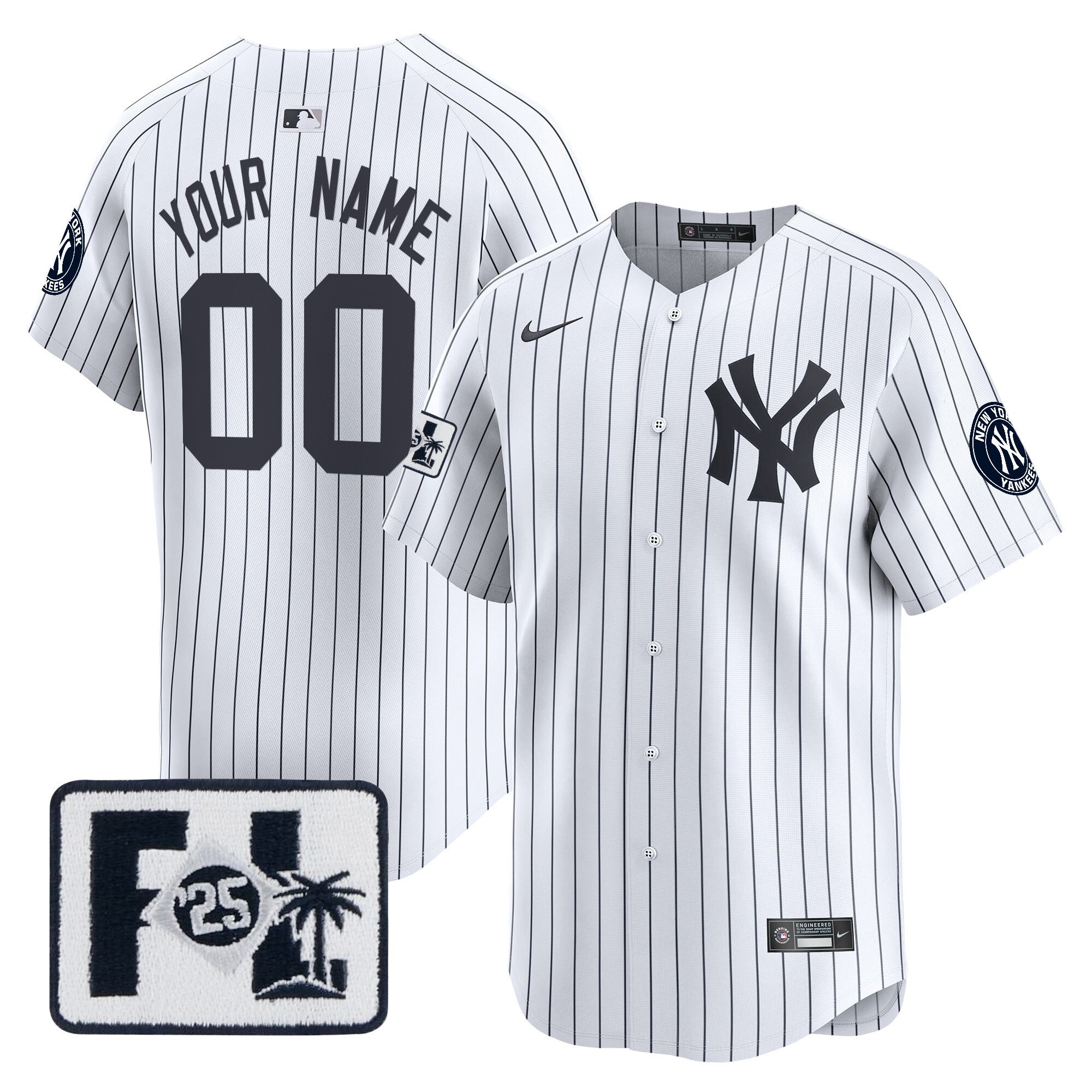 New York 2025 Spring Training Patch Vapor Premier Limited Custom Jersey