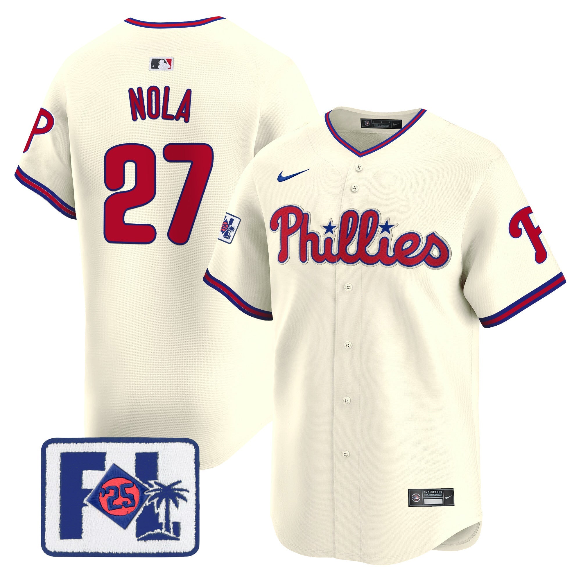 Men’s 2025 Spring Training Patch Vapor Premier Limited Jersey