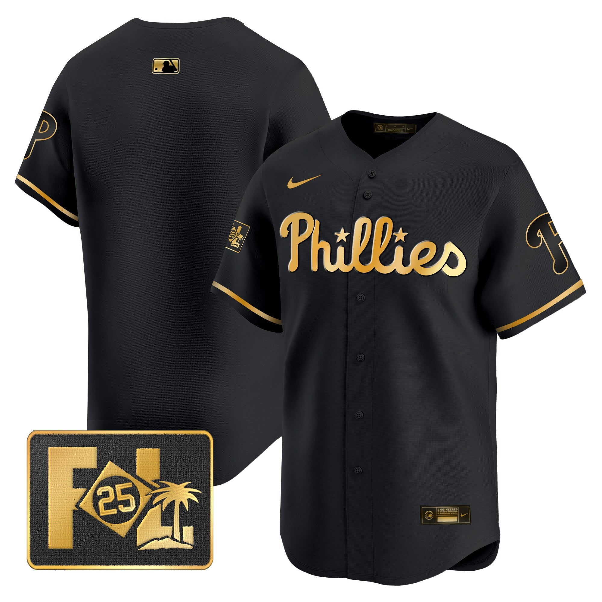 Men’s 2025 Spring Training Patch Vapor Premier Limited Jersey