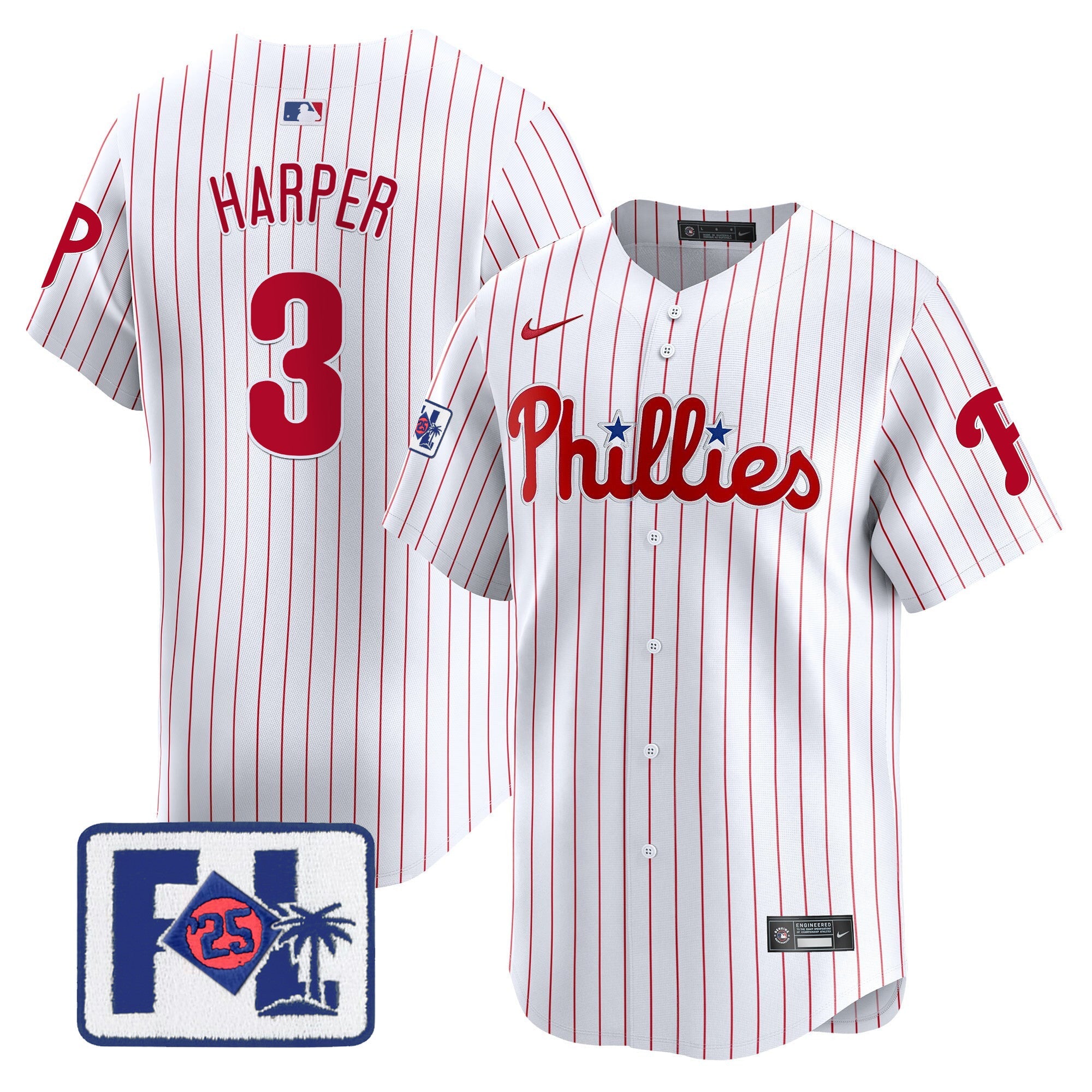 Men’s 2025 Spring Training Patch Vapor Premier Limited Jersey