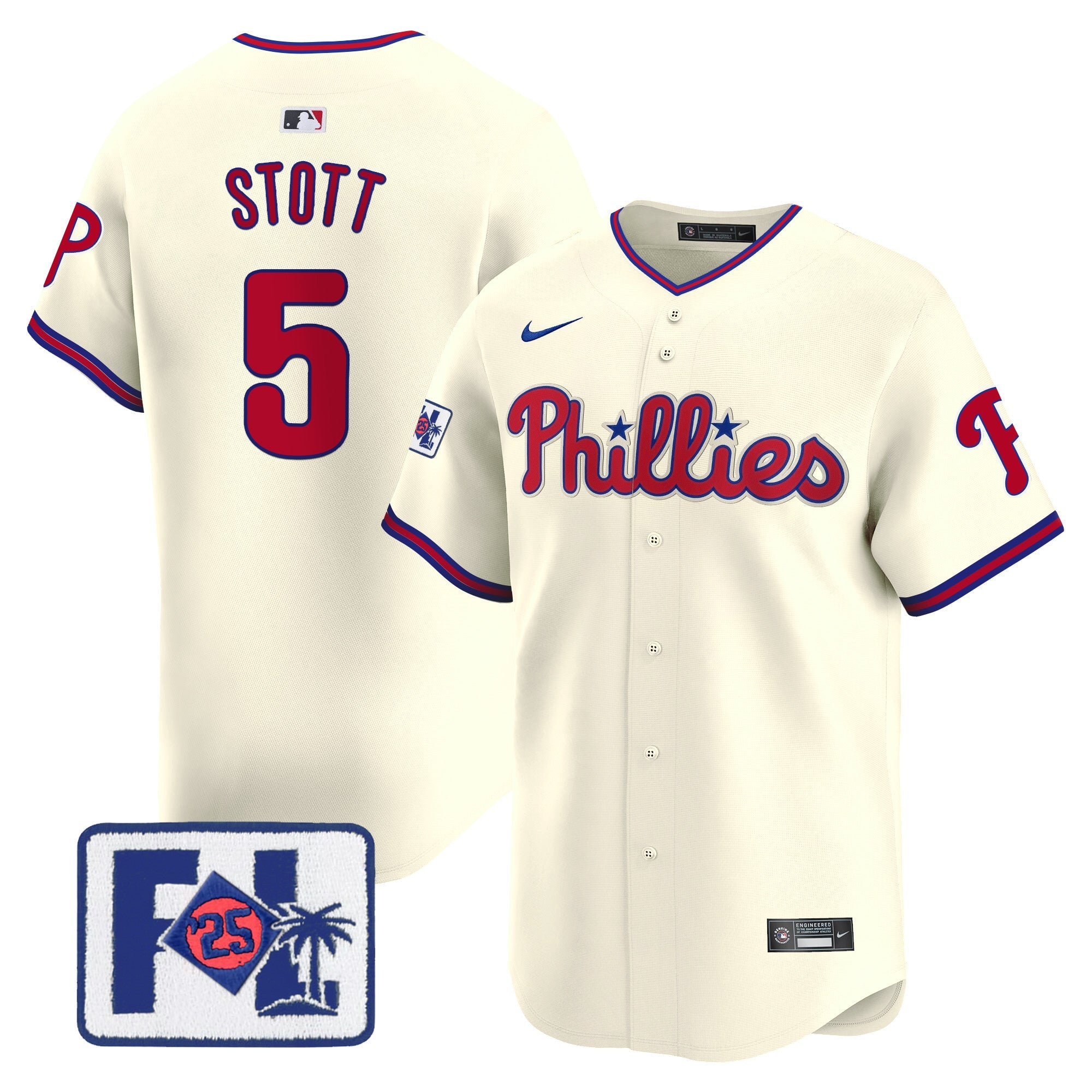 Men’s 2025 Spring Training Patch Vapor Premier Limited Jersey