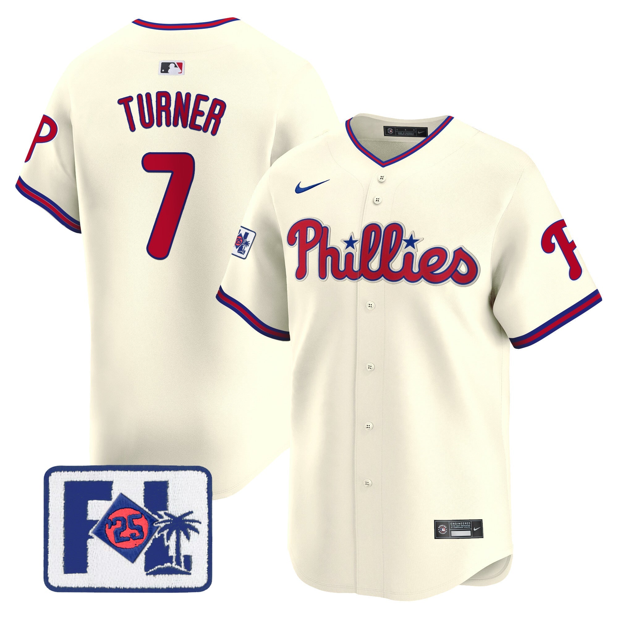 Men’s 2025 Spring Training Patch Vapor Premier Limited Jersey