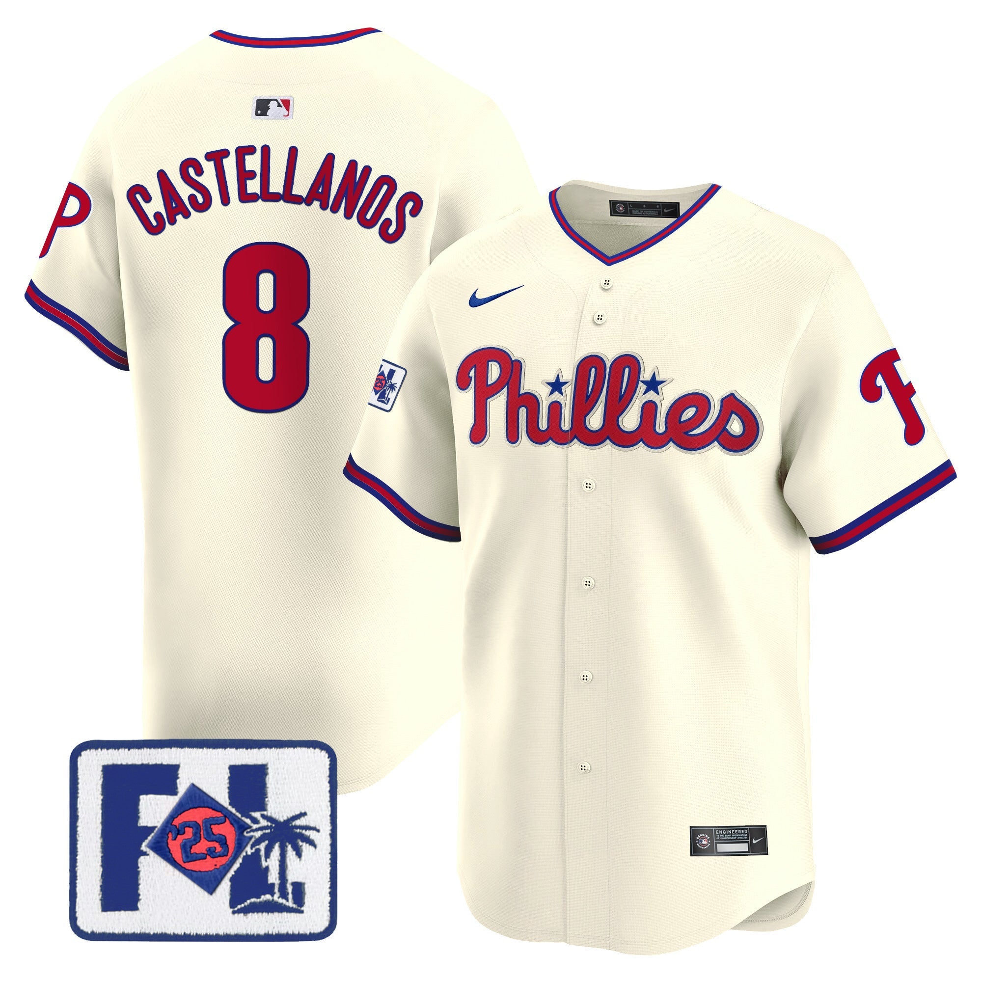 Men’s 2025 Spring Training Patch Vapor Premier Limited Jersey