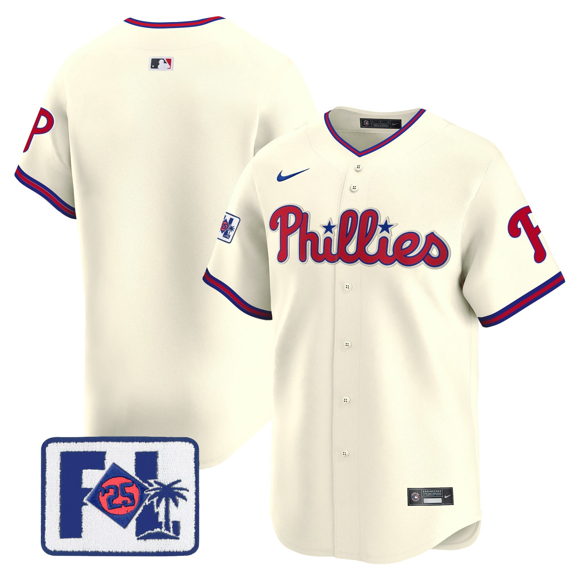 Men’s 2025 Spring Training Patch Vapor Premier Limited Jersey