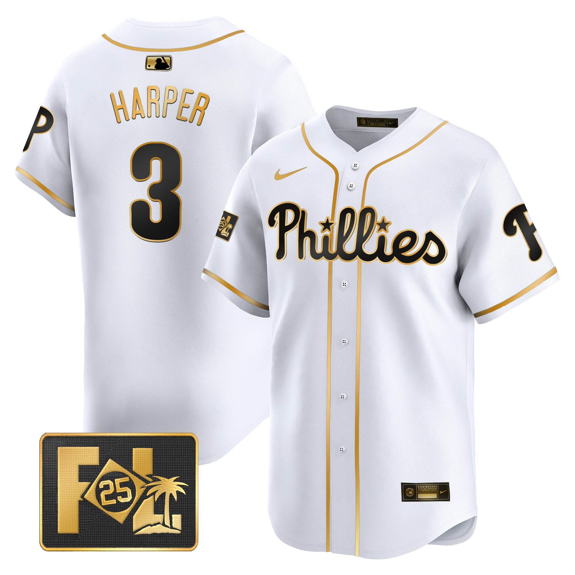 Men’s 2025 Spring Training Patch Vapor Premier Limited Jersey