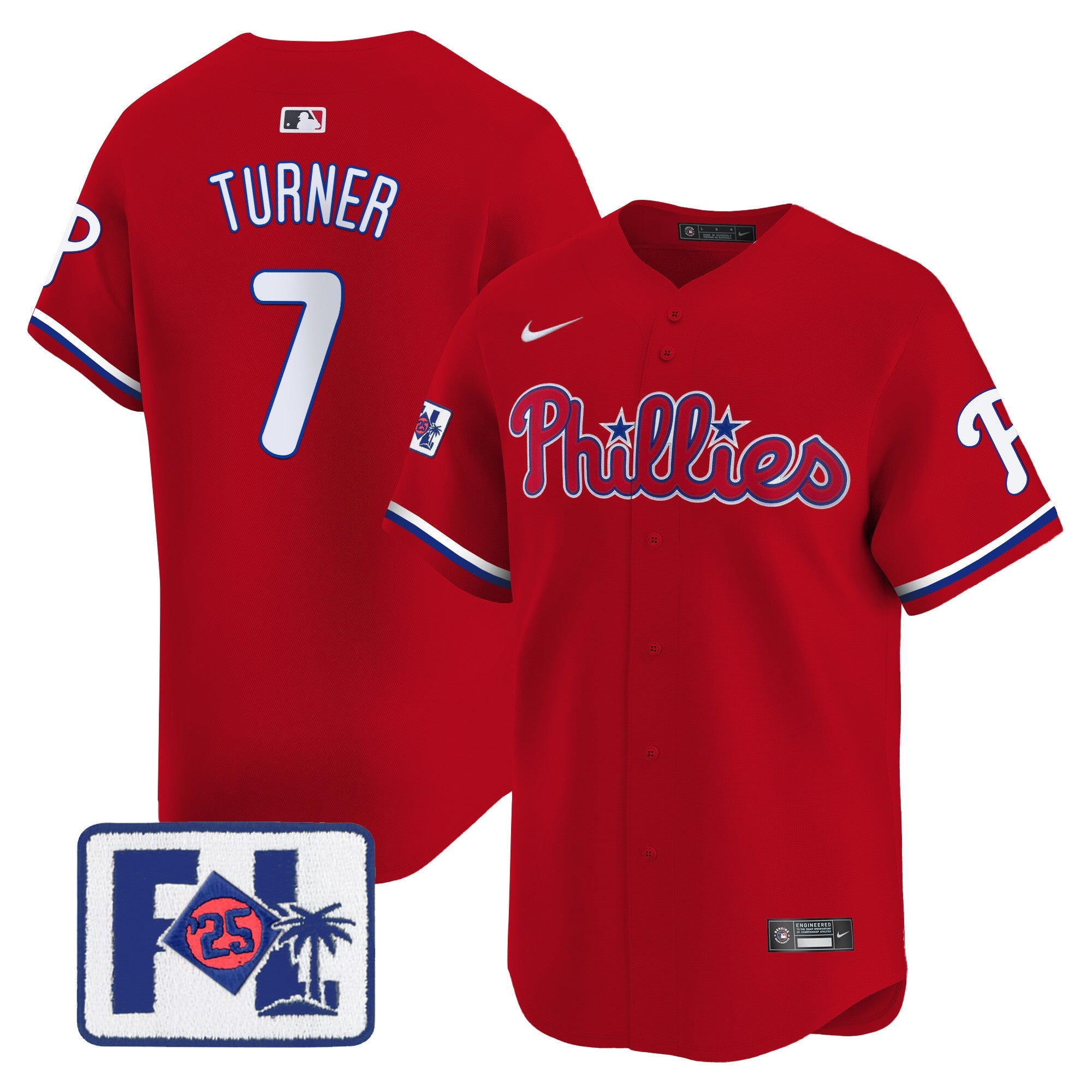 Men’s 2025 Spring Training Patch Vapor Premier Limited Jersey