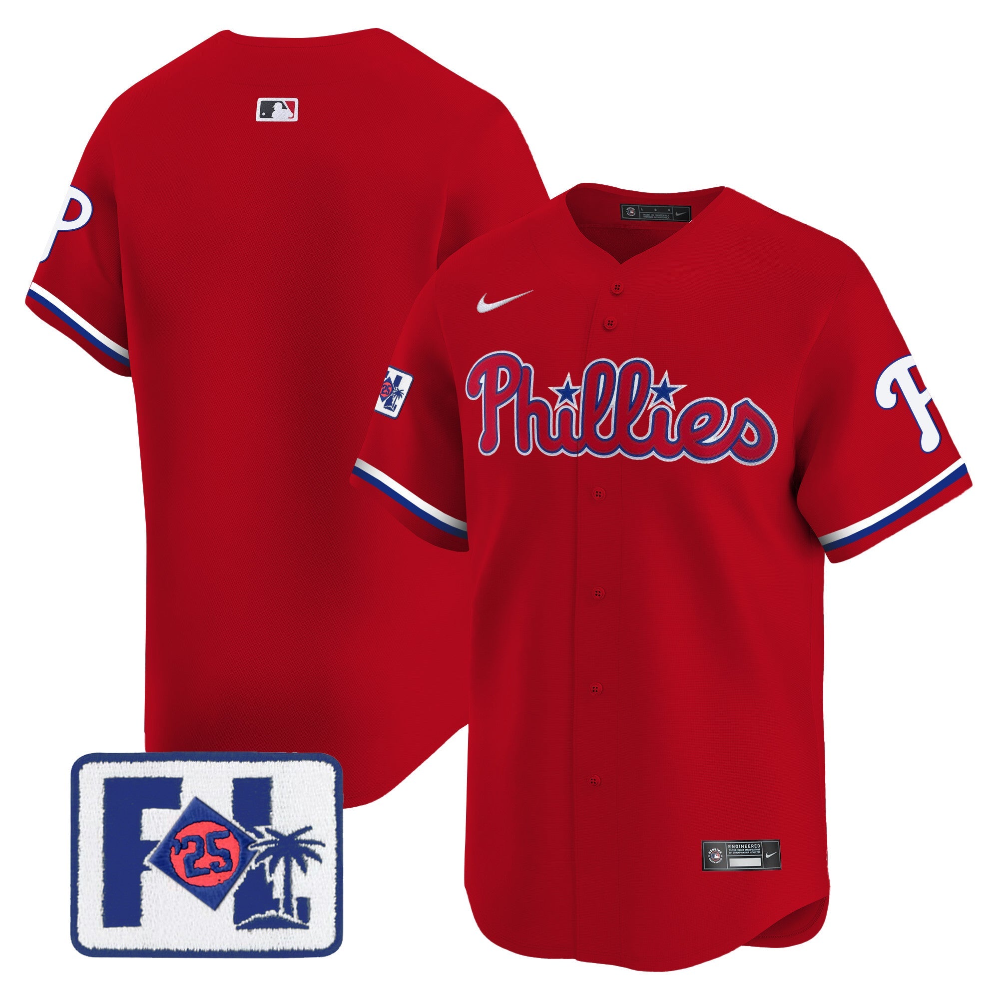 Men’s 2025 Spring Training Patch Vapor Premier Limited Jersey