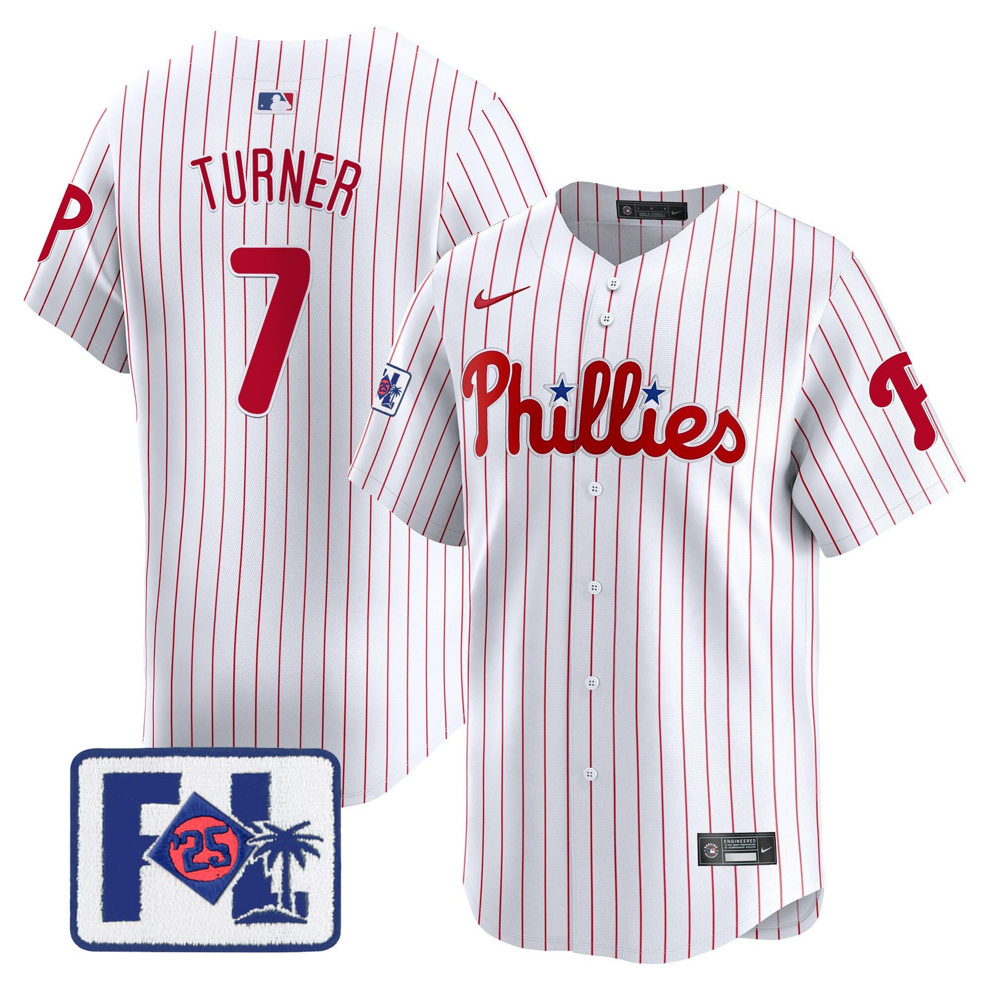 Men’s 2025 Spring Training Patch Vapor Premier Limited Jersey