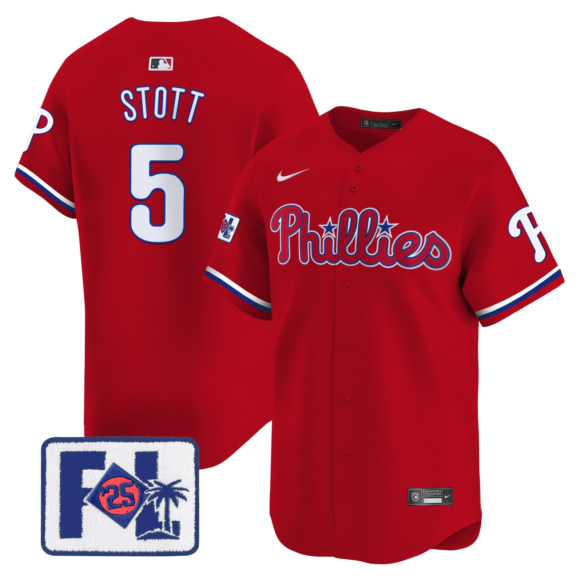 Men’s 2025 Spring Training Patch Vapor Premier Limited Jersey