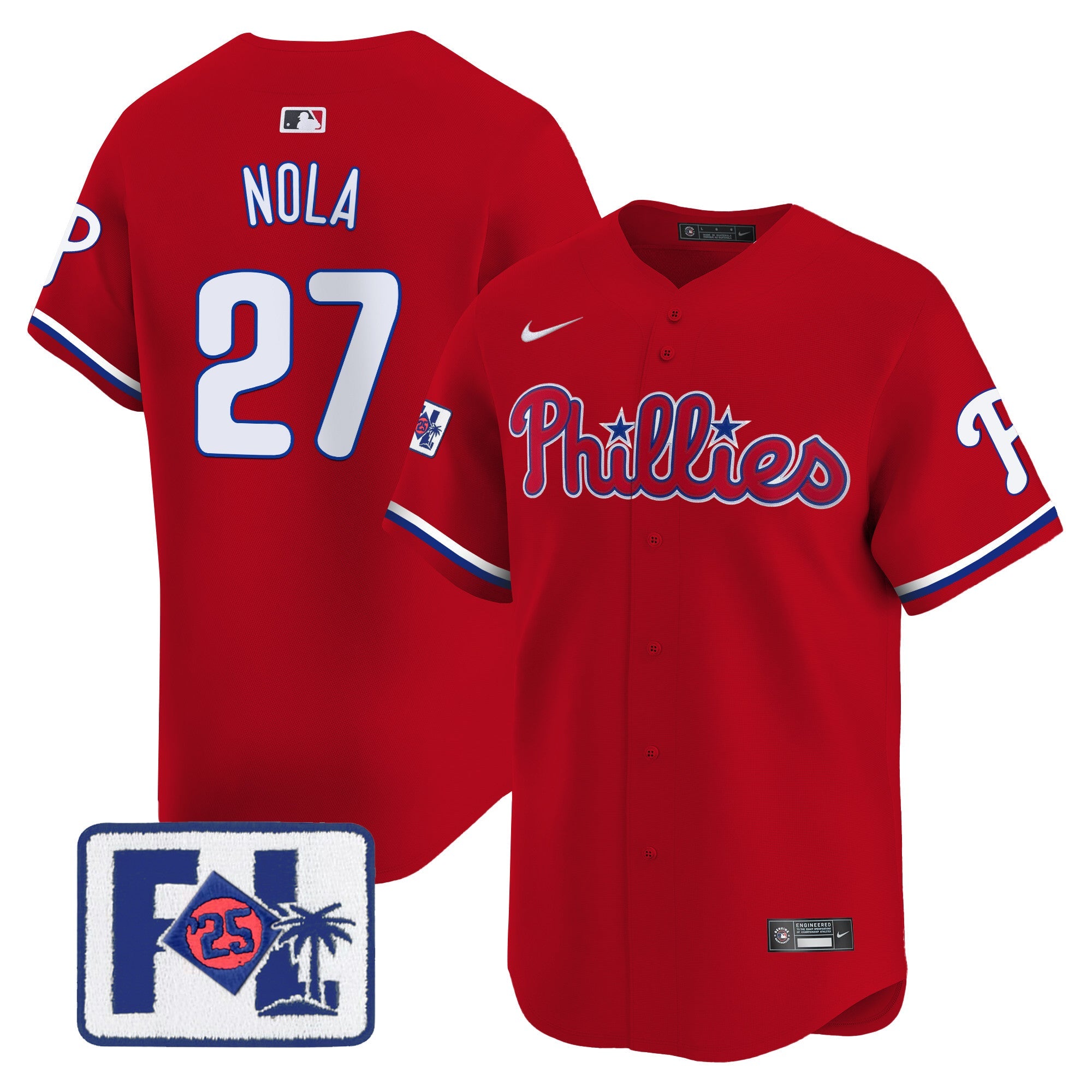 Men’s 2025 Spring Training Patch Vapor Premier Limited Jersey
