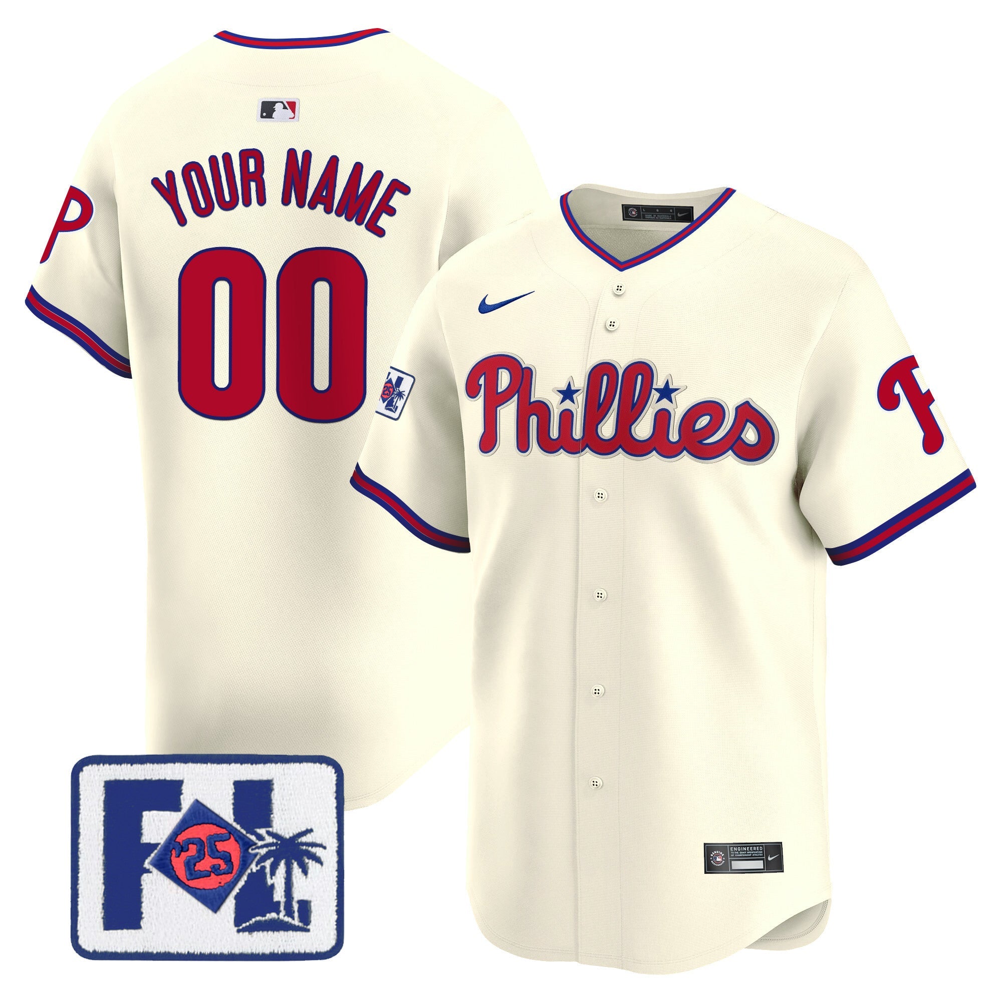 2025 Spring Training Patch Vapor Premier Limited Custom Jersey