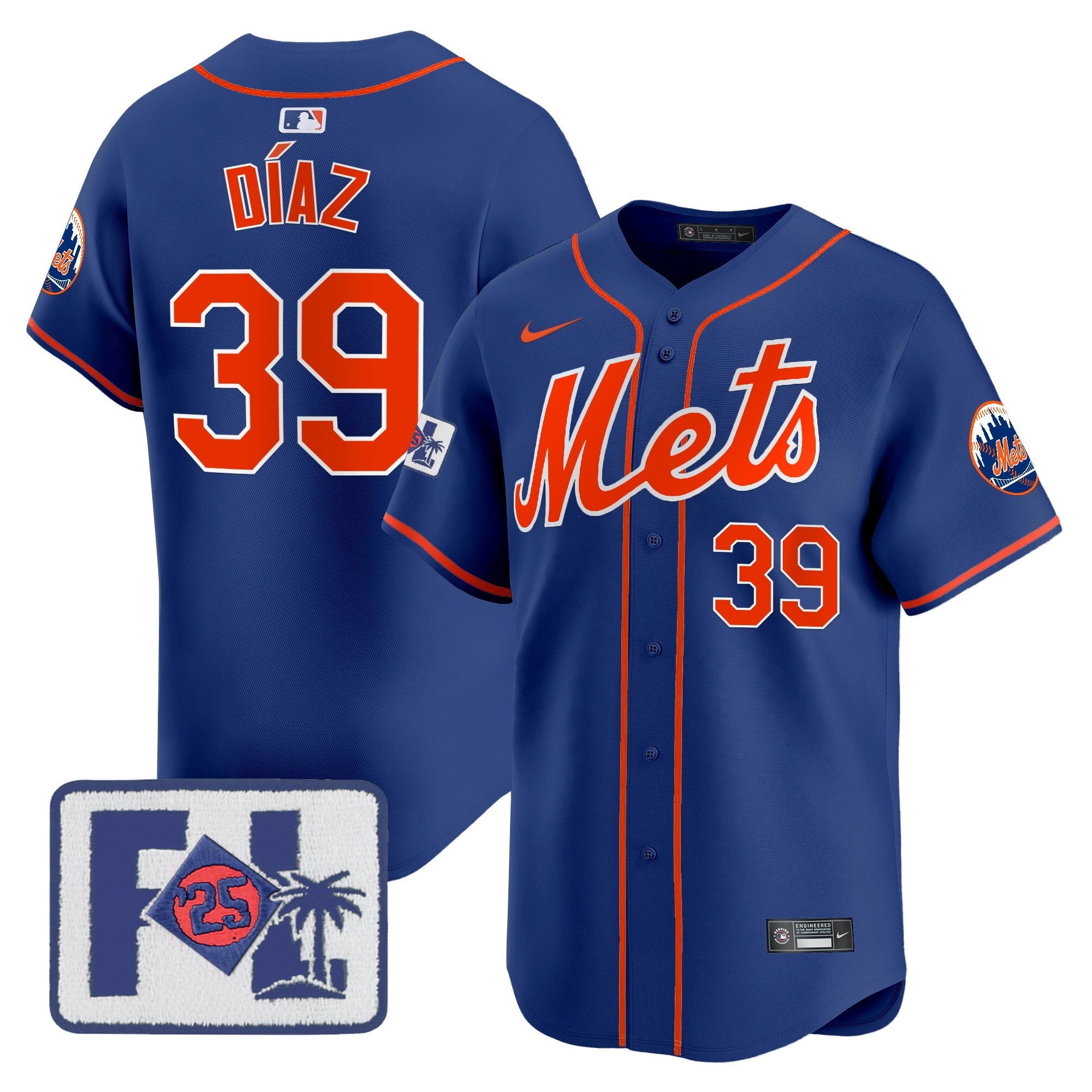 Men’s New York 2025 Spring Training Patch Vapor Premier Limited Jersey