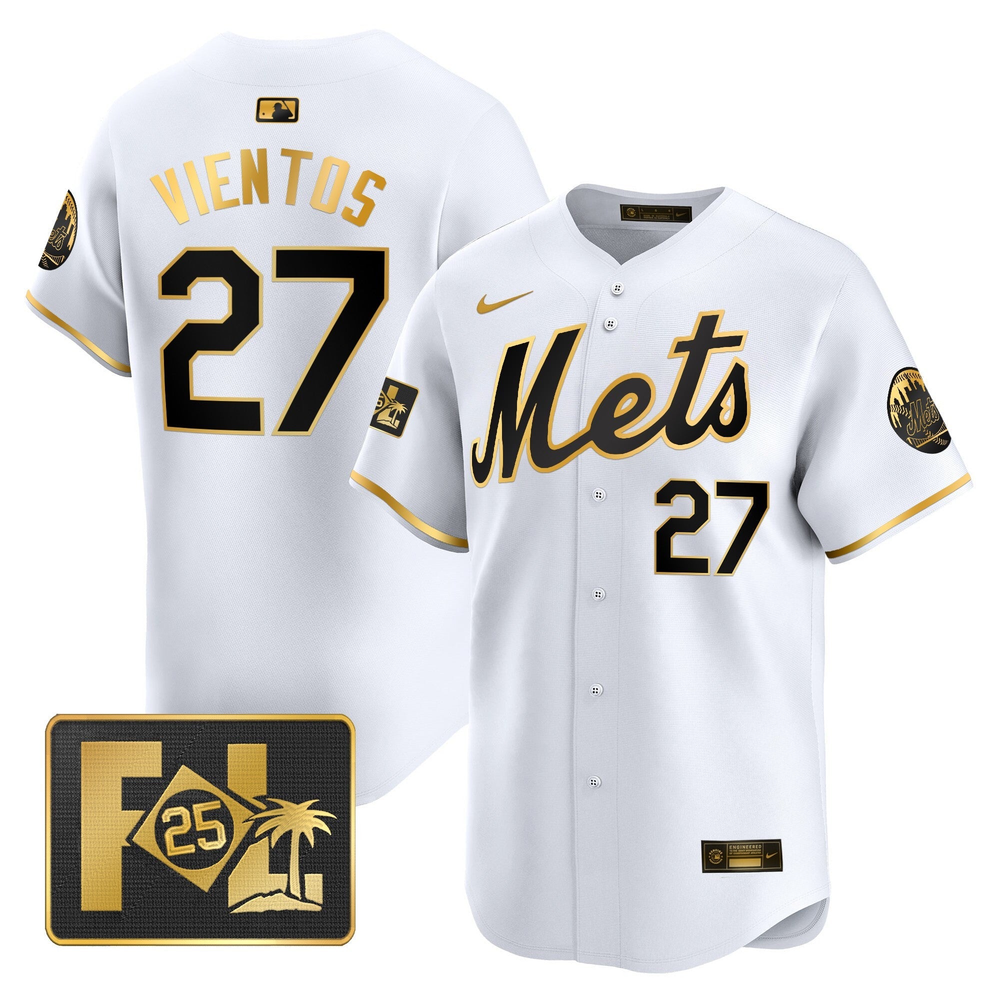 Men’s New York 2025 Spring Training Patch Vapor Premier Limited Jersey