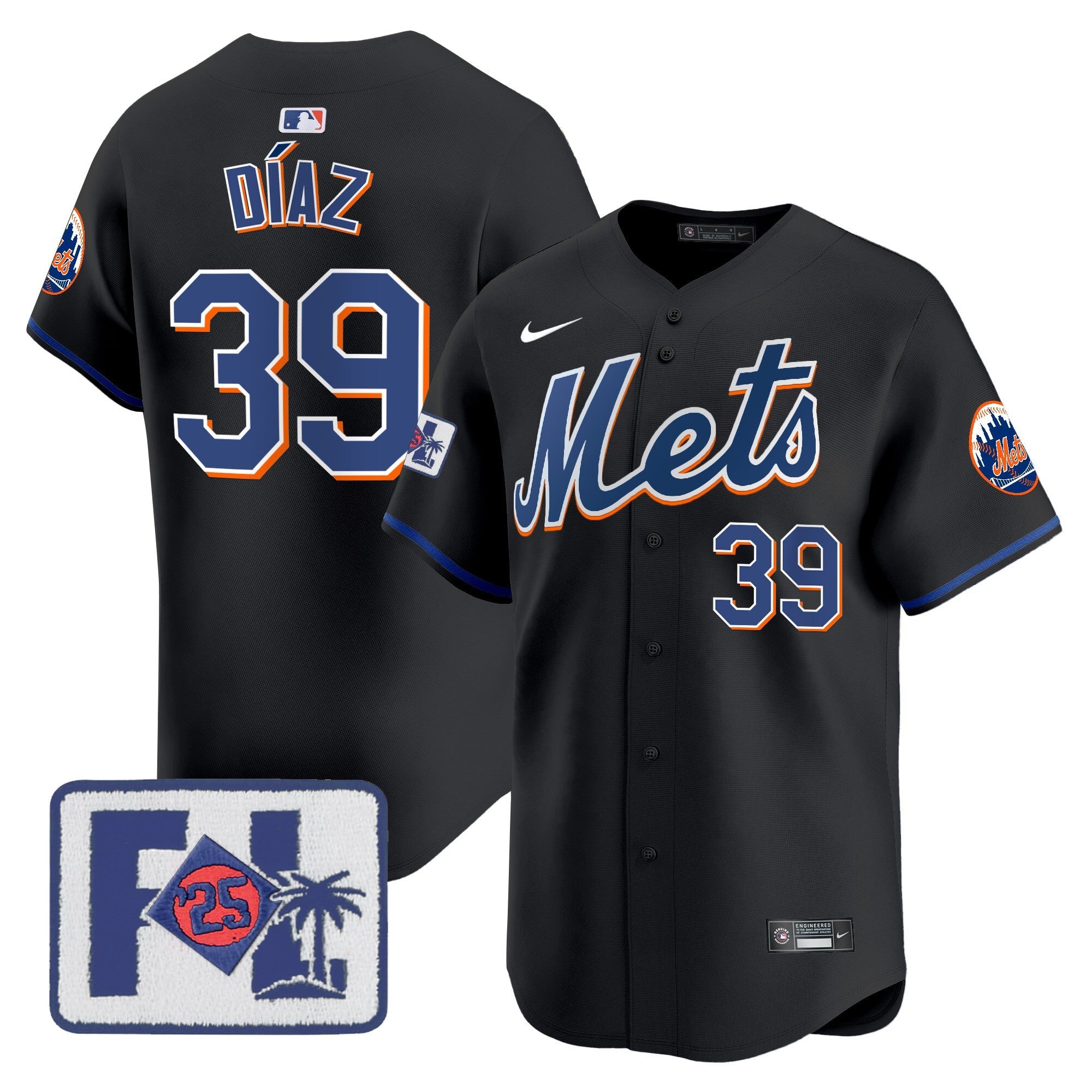 Men’s New York 2025 Spring Training Patch Vapor Premier Limited Jersey